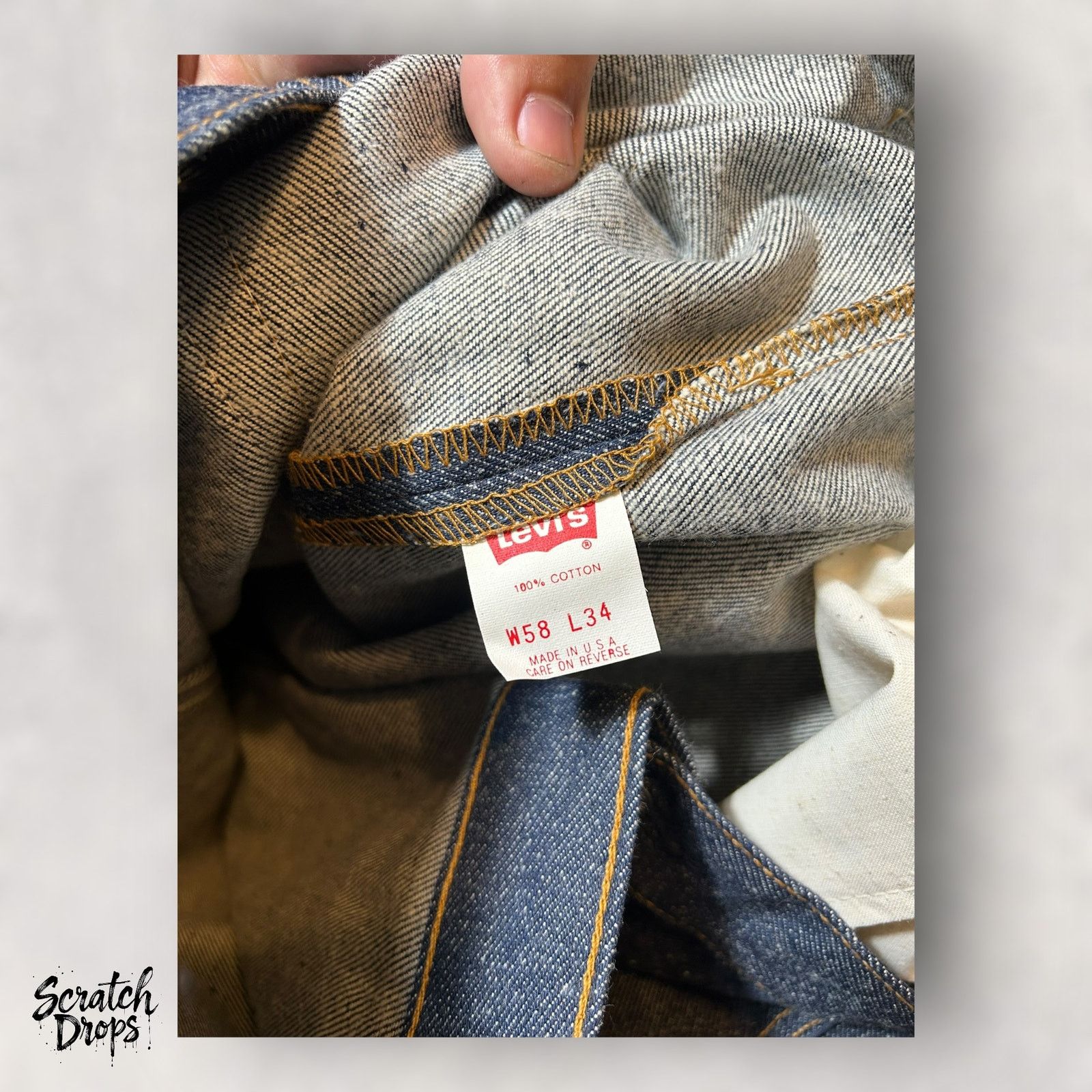 Levi's Vintage Levi’s 501xx Shrink-to-Fit Jeans USA W58 L34 501 NWT Size US 42 / EU 58 - 3 Thumbnail