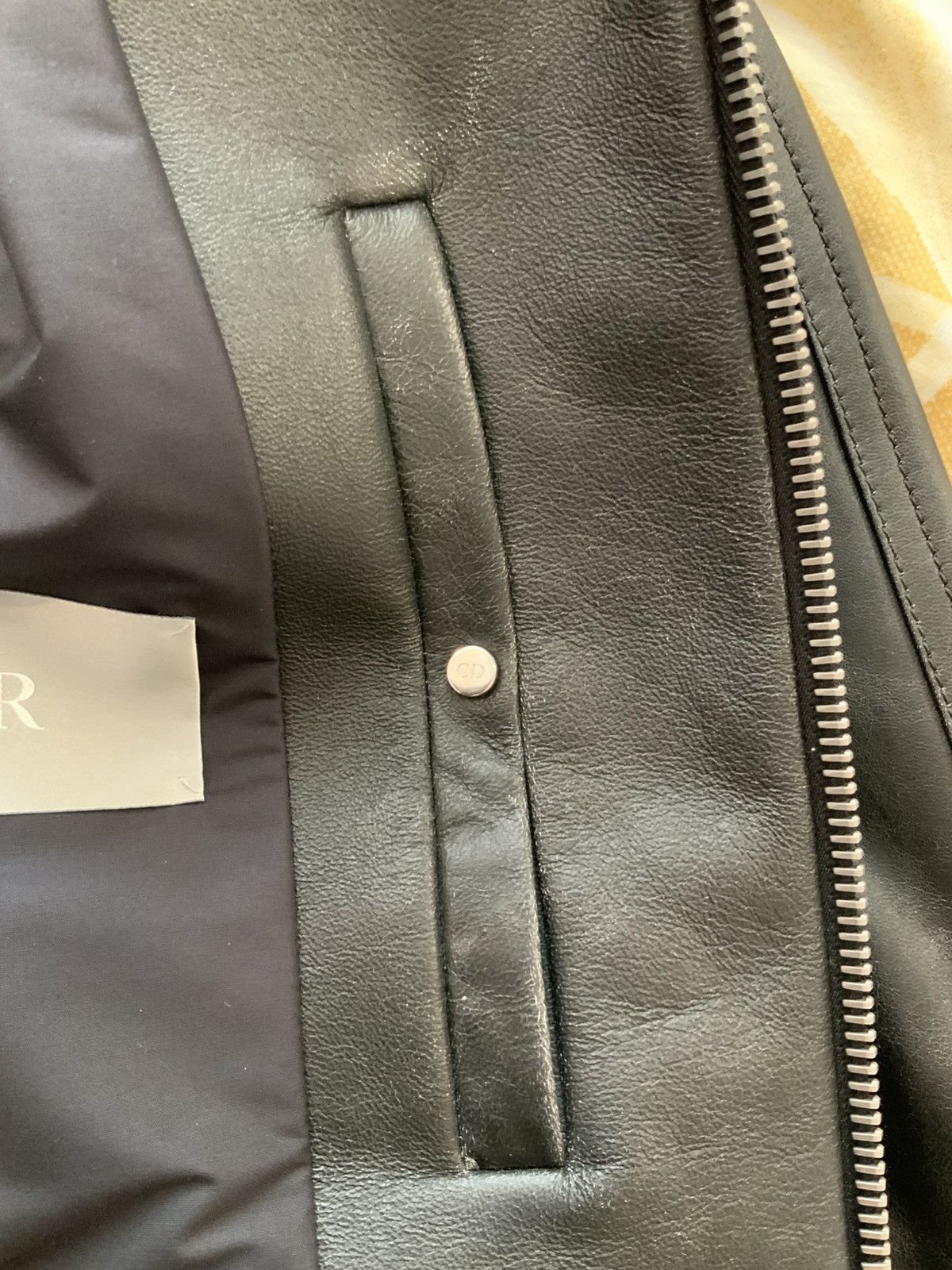 Dior × Stone Island Dior x Stone Island Leather Field Jacket Size US M / EU 48-50 / 2 - 18 Thumbnail