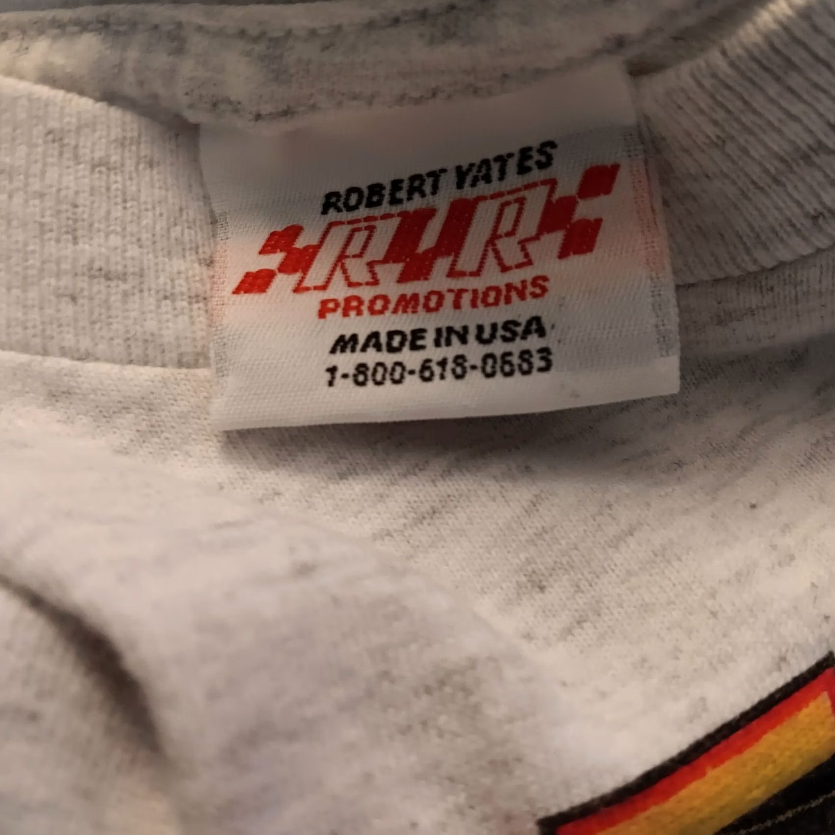NASCAR VINTAGE NASCAR Ernie Irvan Shirt M Robert Yates Gray Race T Size US M / EU 48-50 / 2 - 7 Thumbnail