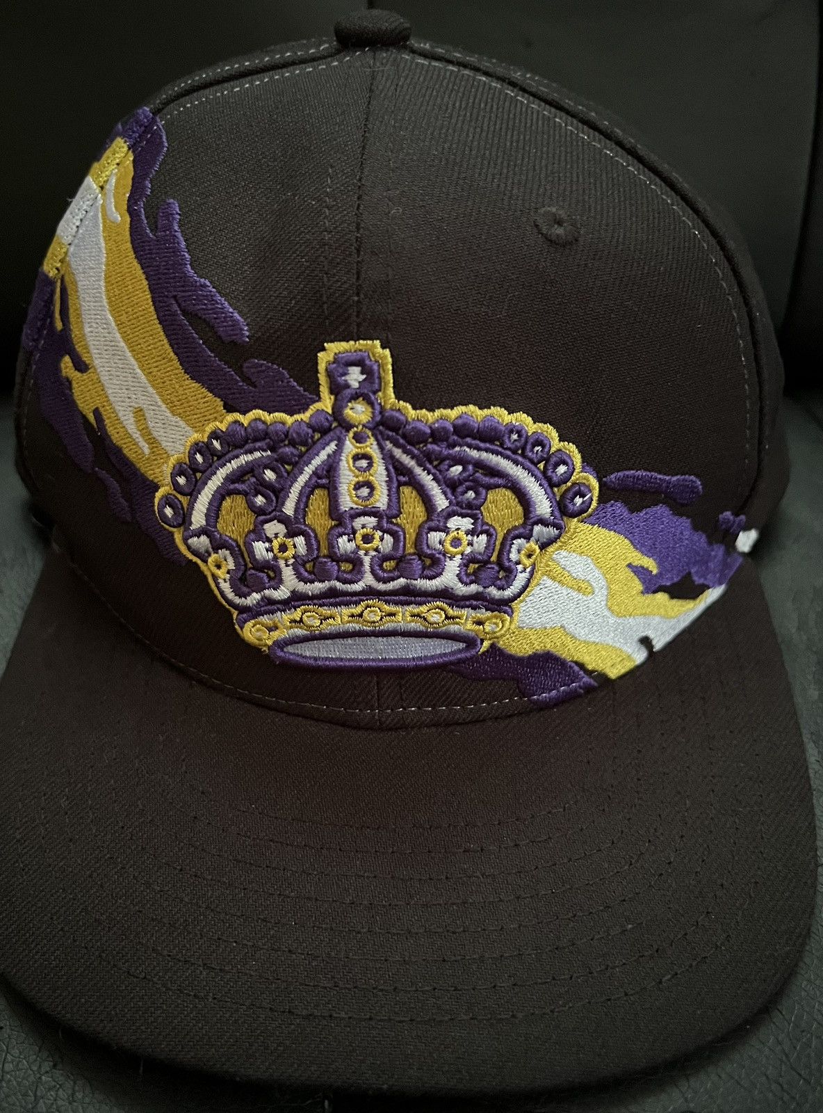 Mitchell & Ness Vintage Mitchell Ness LA Kings Paint Splash Hat Size ONE SIZE - 1 Thumbnail