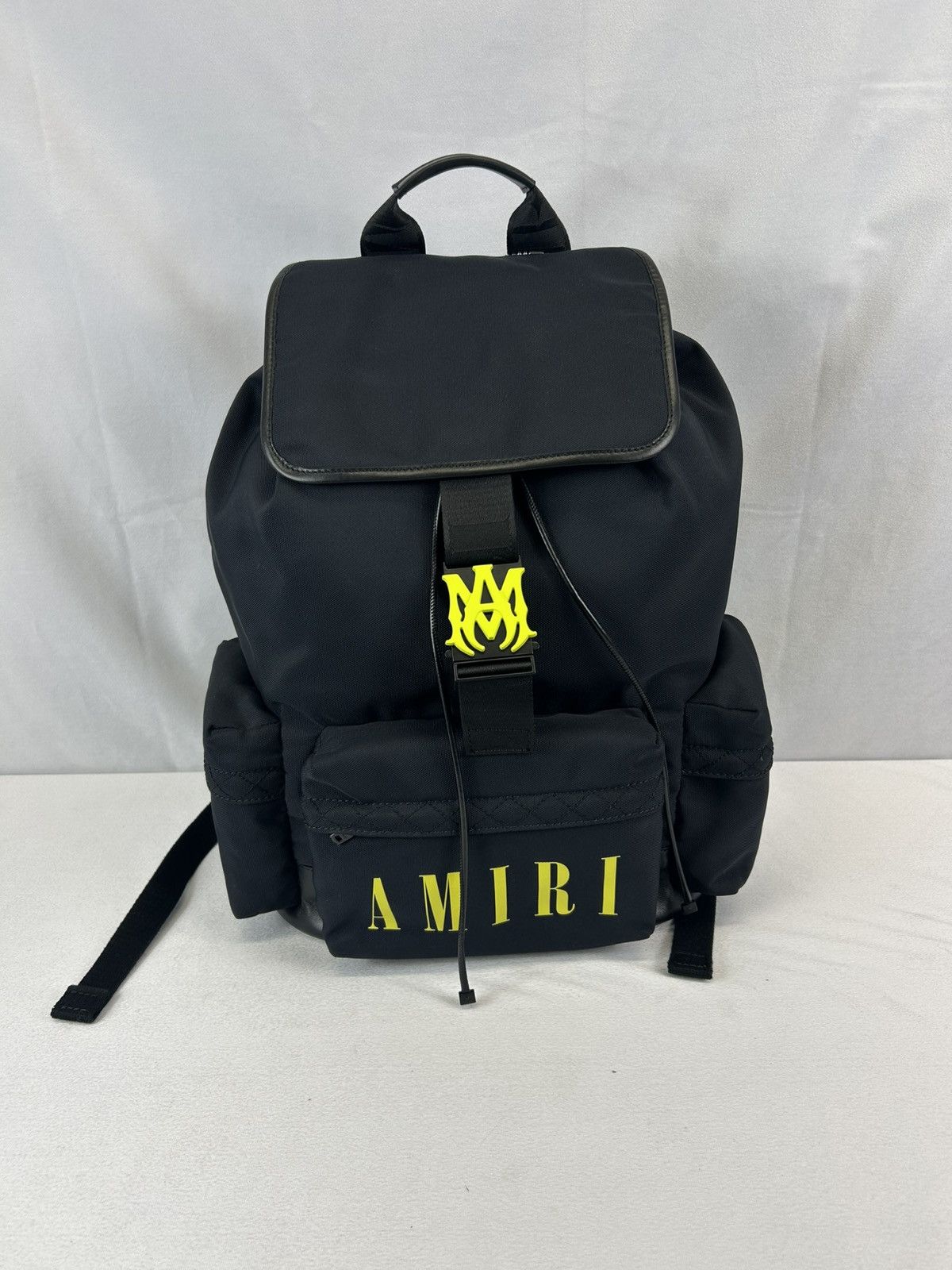 Amiri Amiri Men's Ruckasack Nylon Logo Drawstring Backpack Size ONE SIZE - 1 Thumbnail