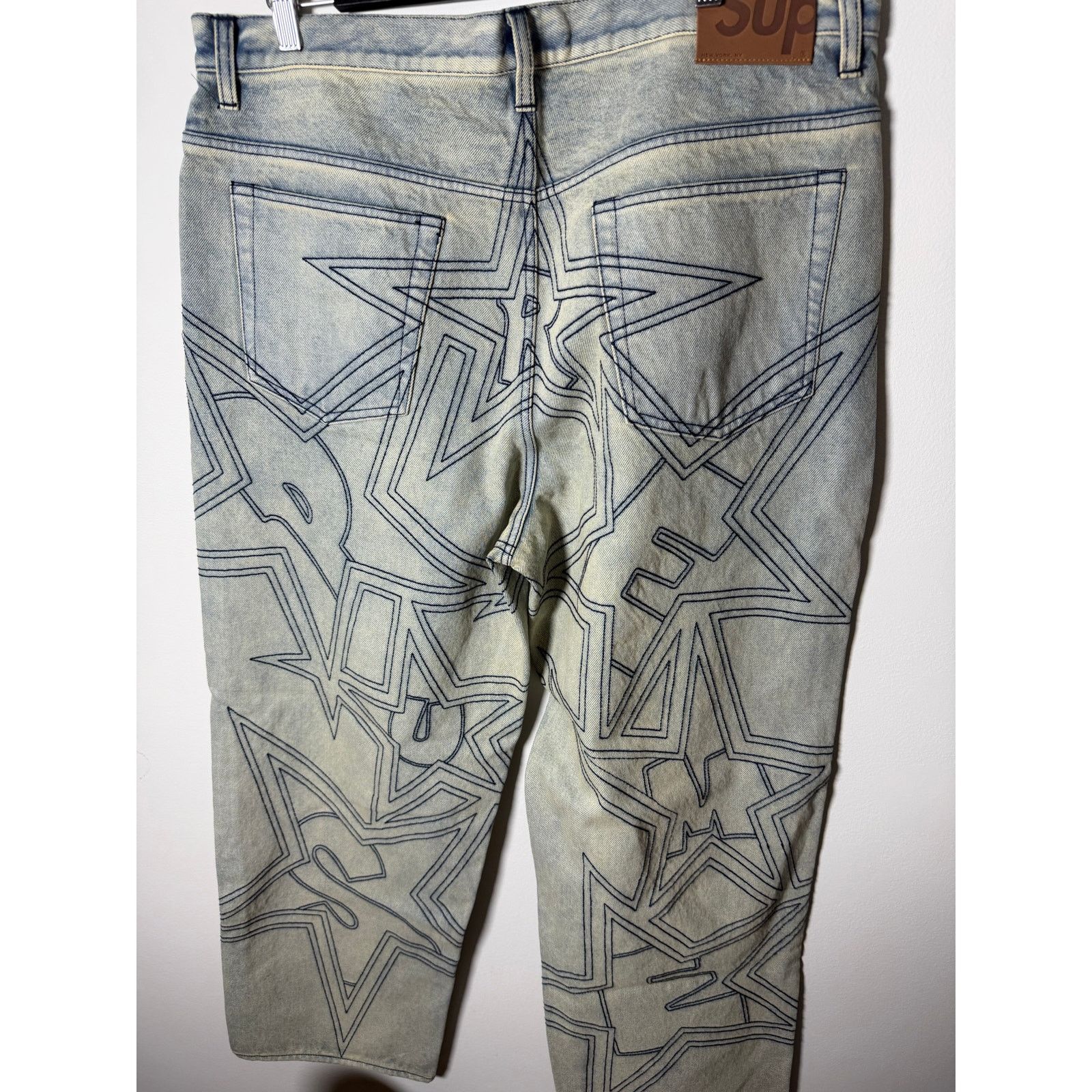 Supreme Supreme Stars Topstitch Baggy Jean 'Dirty' Size US 36 / EU 52 - 5 Thumbnail