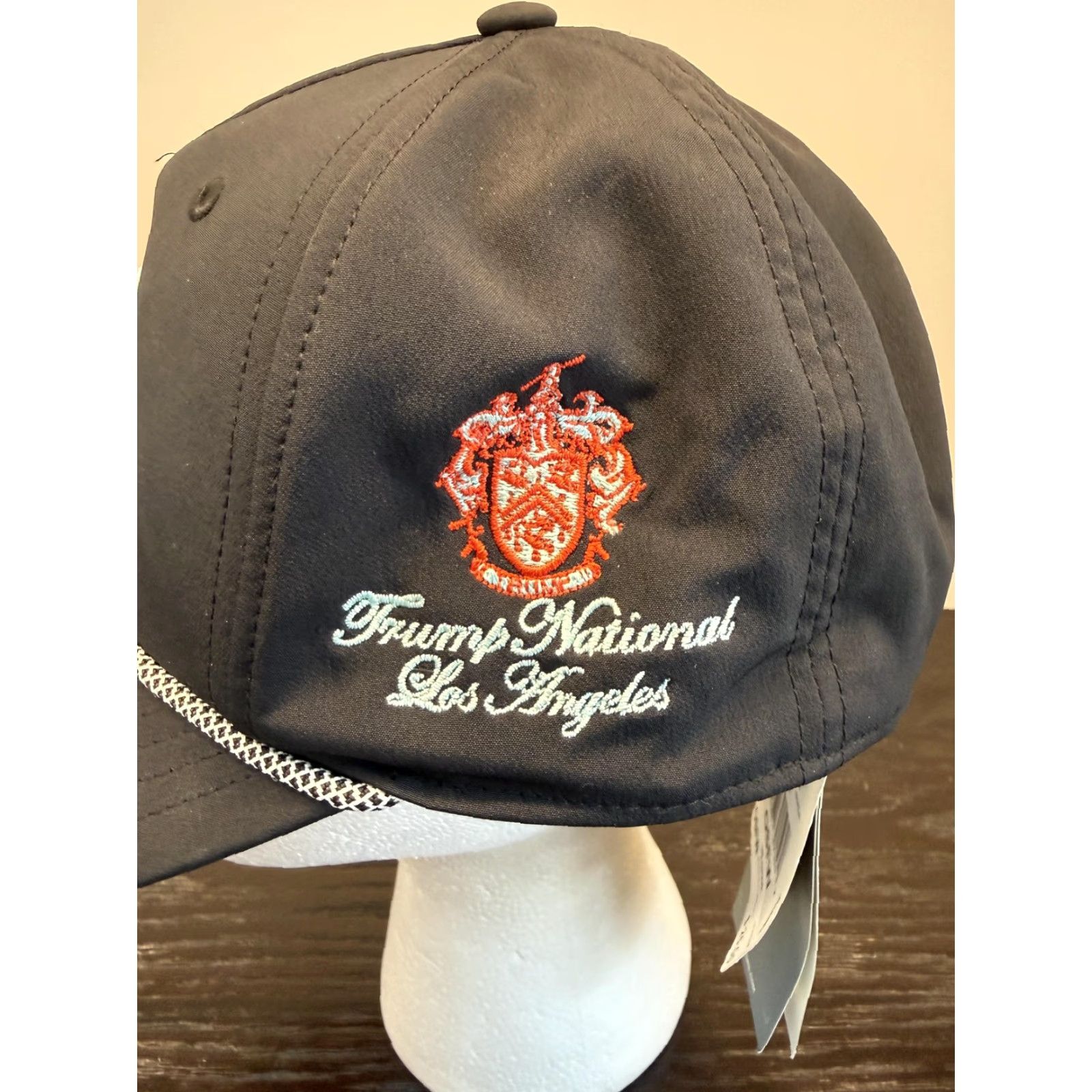 Adidas Adidas Hat Womens One Size Black Golf 5 Panel Snap Back Trump National Los Angeles Embroidered Logo Size ONE SIZE - 6 Thumbnail