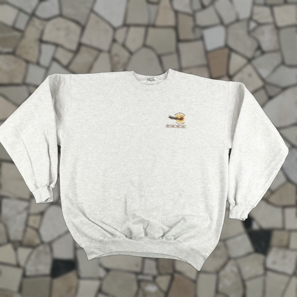 Reyn Spooner Reyn Spooner Sweatshirt Mens Large Gray Surfing Santa Klaus Hawaiian Shirt Pullover Crew Neck Beach Holiday Tropical Logo Mens Size US L / EU 52-54 / 3 - 1 Thumbnail