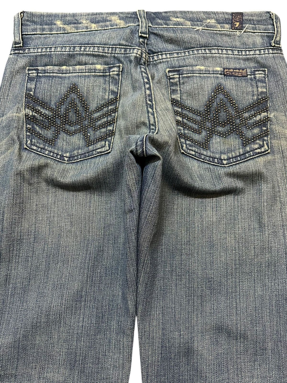 Japanese Brand Vintage Japanese Brand Blue Faded Wash Style Flare Jeans Size US 29 - 5 Thumbnail