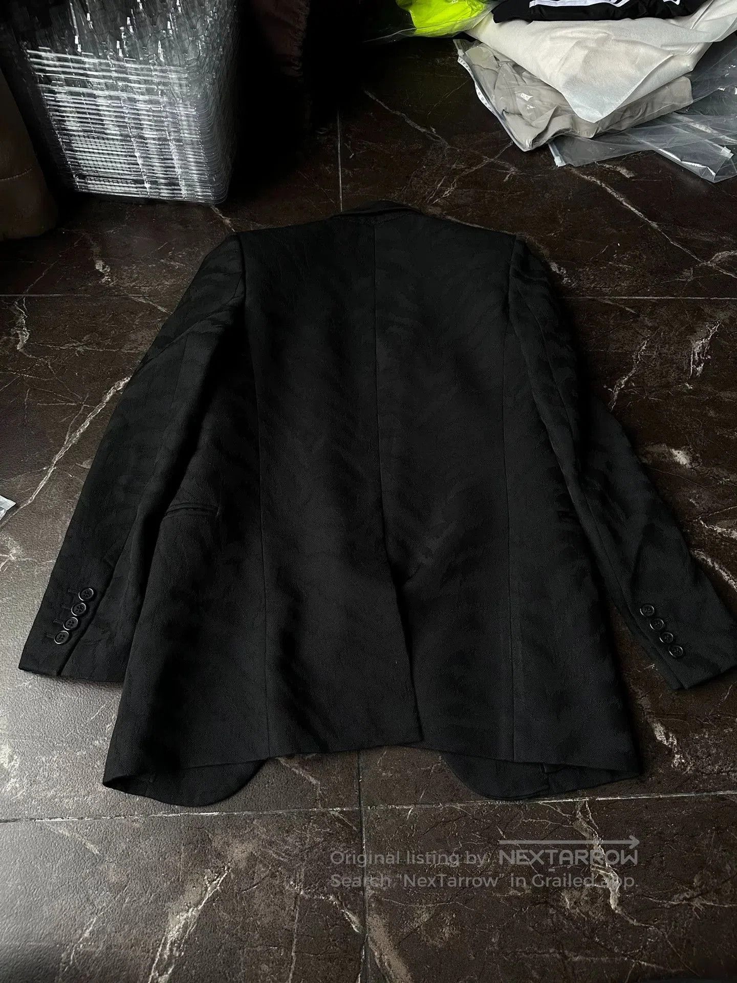 Hedi Slimane Saint Laurent Hedi Textured Weave Blazer. Size XXS / US 00 / IT 34 - 7 Thumbnail