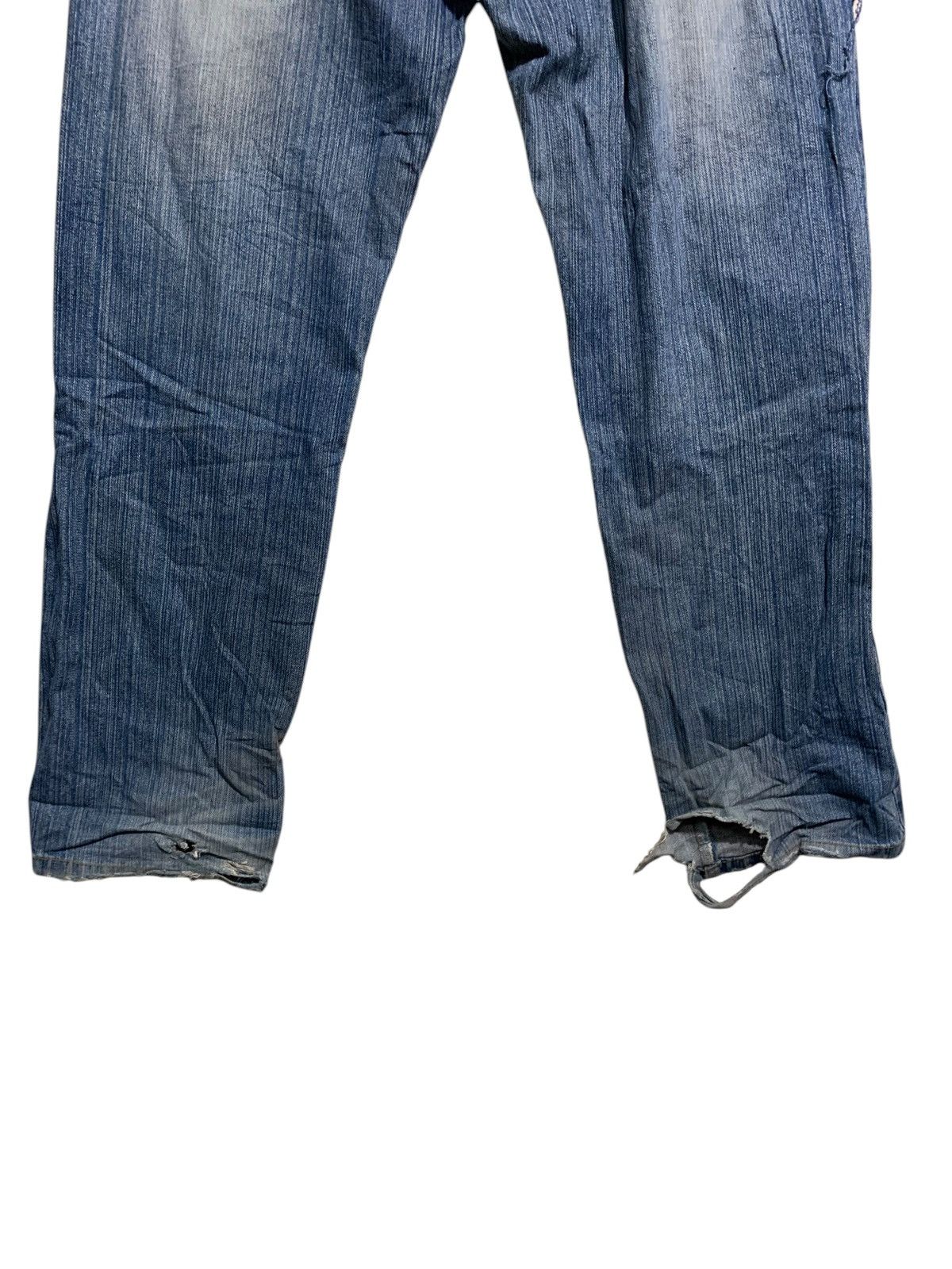 Japanese Brand 🔥DISTRESSED DENIM MICKEY PATCHERS W32 Size US 32 / EU 48 - 6 Thumbnail