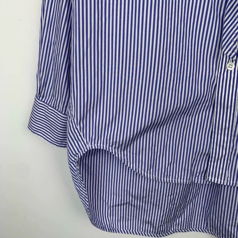 Other Balenciaga size 34 Blue and white lace up striped shirt wi Size XS / US 0-2 / IT 36-38 - 4 Thumbnail