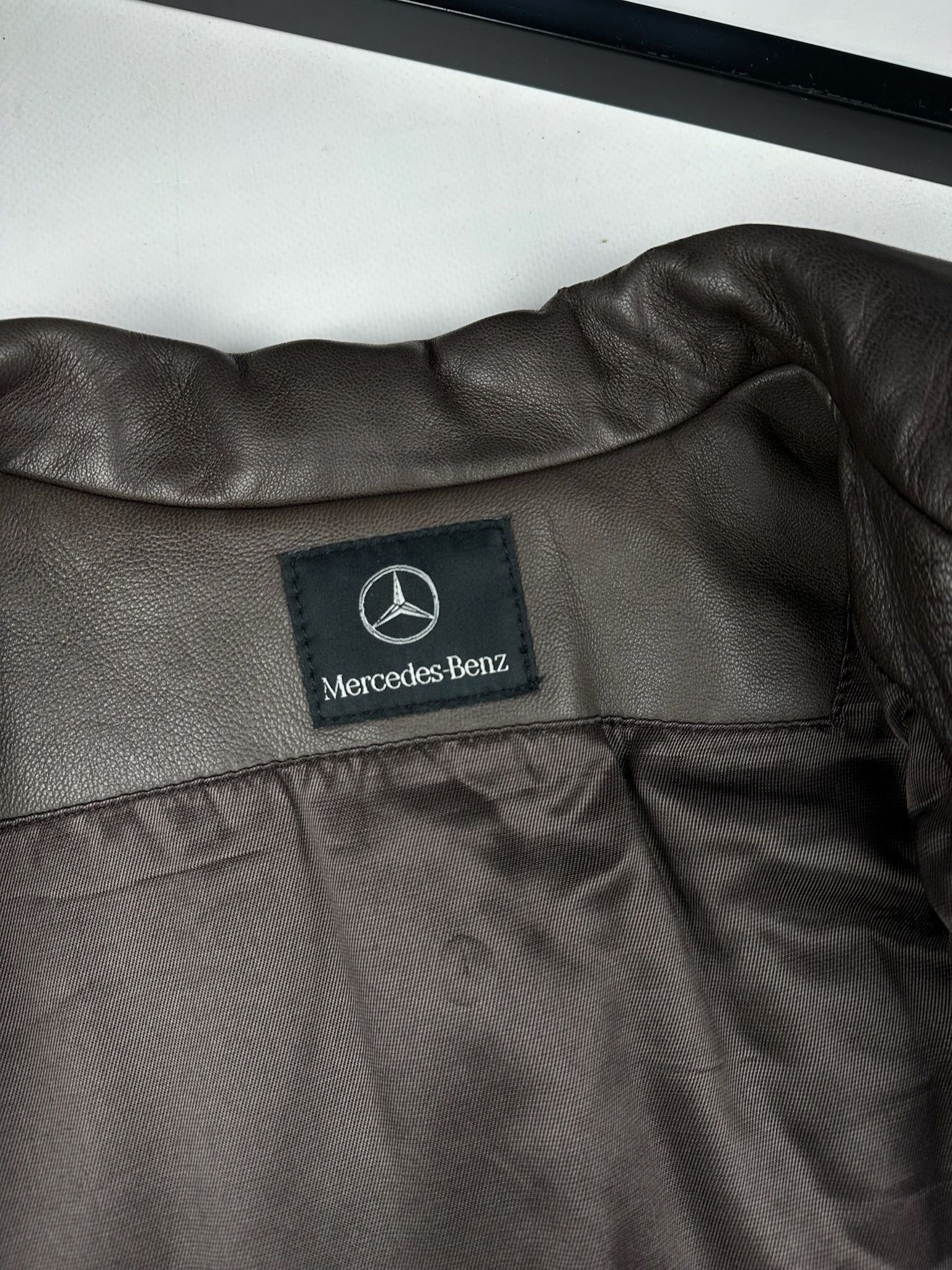 Mercedes-Benz Vintage Mercedes Benz moto Jacket brown chocolate leather Size US S / EU 44-46 / 1 - 7 Thumbnail