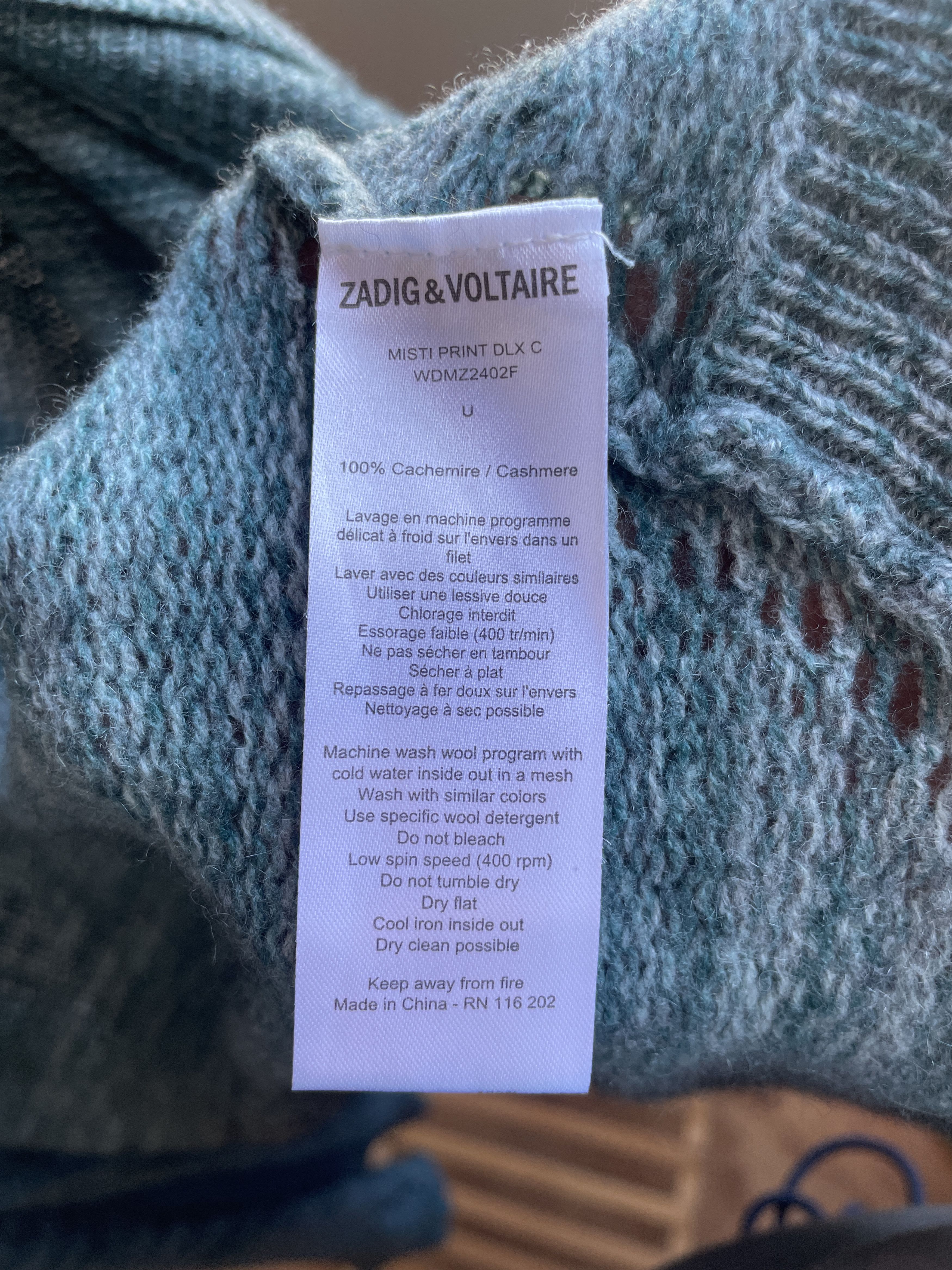 Zadig & Voltaire Zadig & Voltaire Deluxe Misti Cashmere Open Front Cardigan Size ONE SIZE - 9 Thumbnail