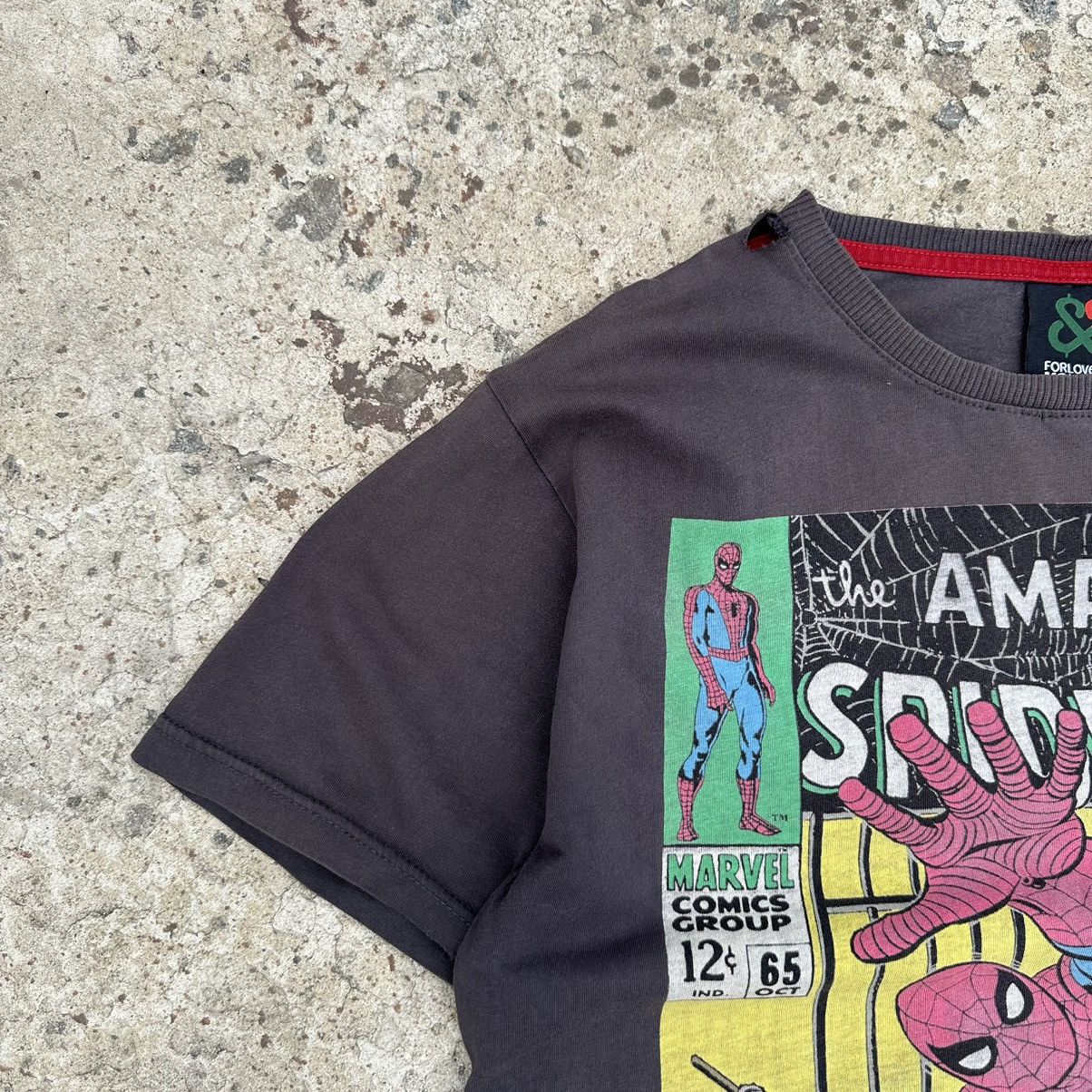 Marvel Comics × Vintage Vintage Marvel Comics T-shirts Spider Man Big Logo Trashed Size US L / EU 52-54 / 3 - 3 Thumbnail