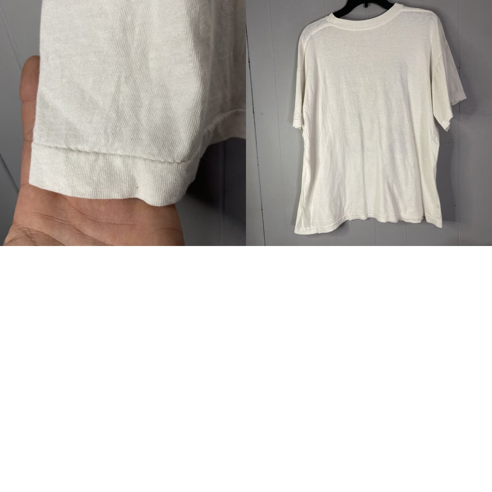 Vintage VINTAGE Jesus T Shirt White Short Sleeve L 90s Unisex God Loves You Pass It On Graphic Tee Cotton Shirt Size US L / EU 52-54 / 3 - 9 Thumbnail