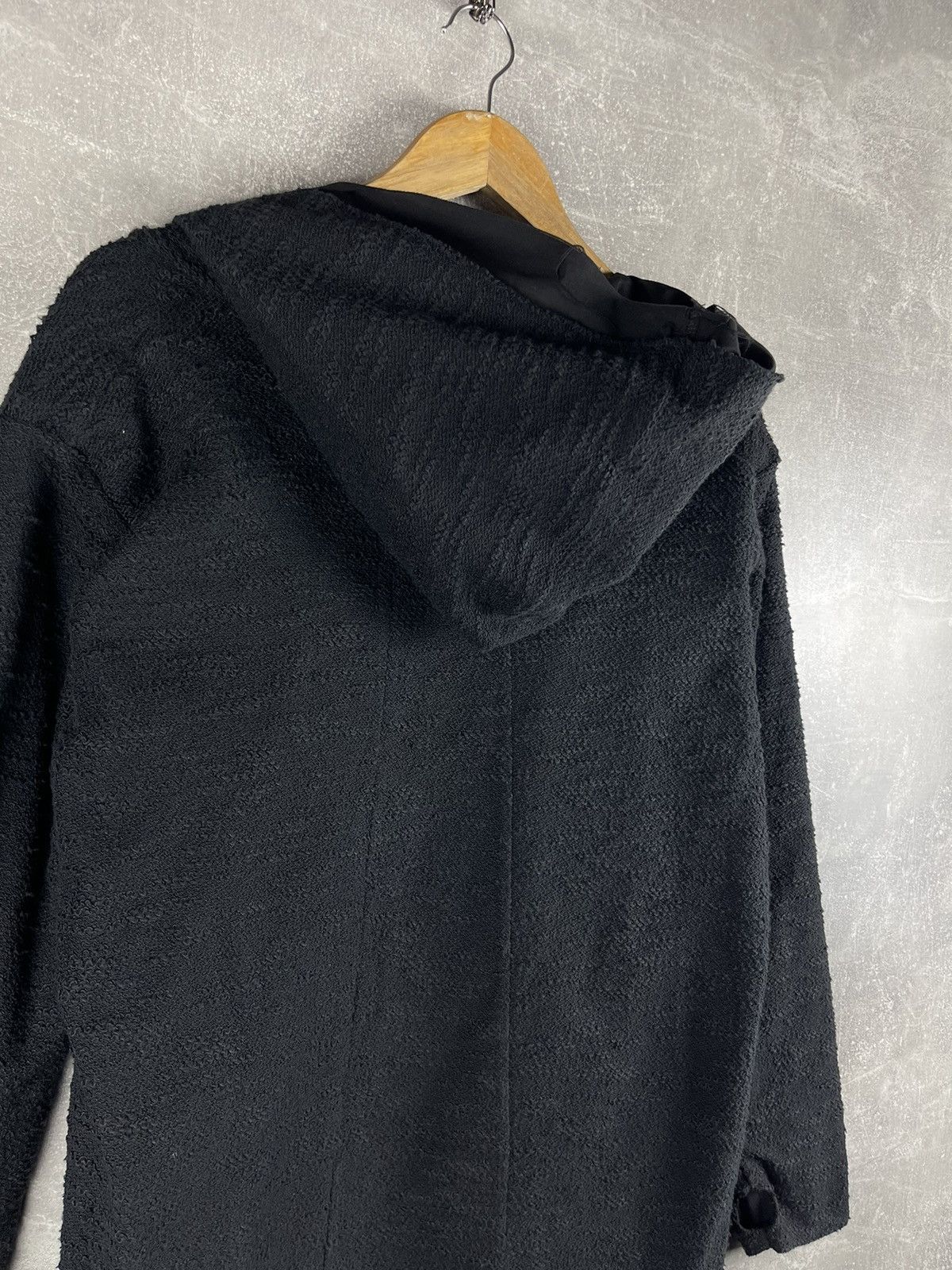 Other Avant Garde Gothic Opium Black Open Hooded Coat Oversized Size US L / EU 52-54 / 3 - 12 Thumbnail