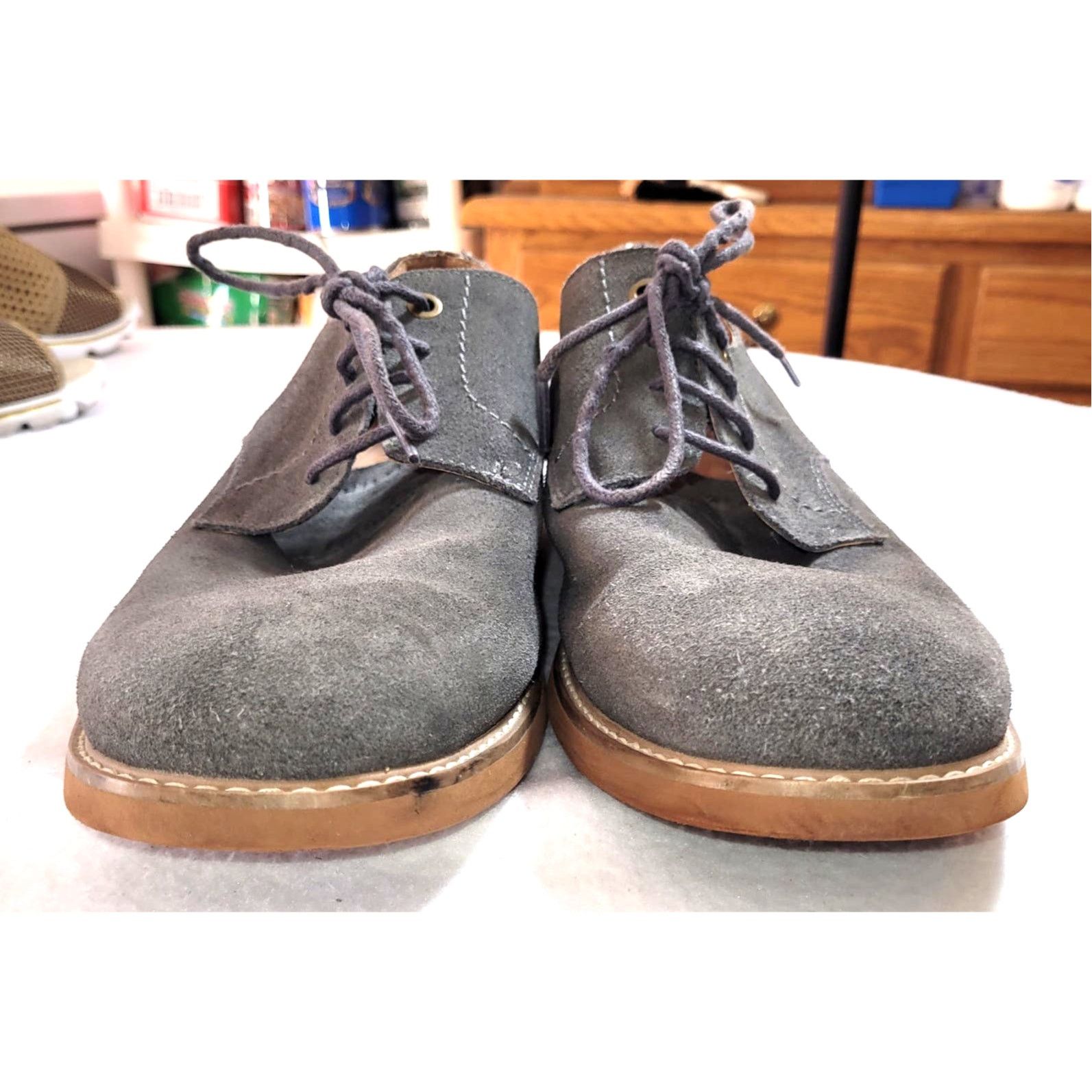 Tommy Hilfiger Tommy Hilfiger Men's Oxford Shoes 10.5 Suede Leather Lace Up Size US 10.5 / EU 43-44 - 3 Thumbnail