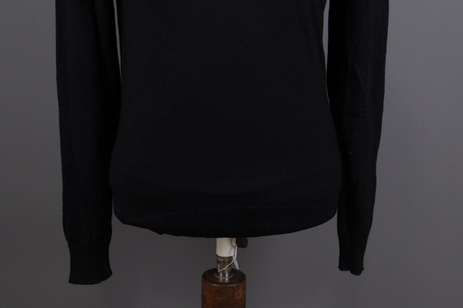 J.Lindeberg J.Lindeberg Black Merino Wool Knit Sweater Size 4 / M Size US M / EU 48-50 / 2 - 3 Thumbnail