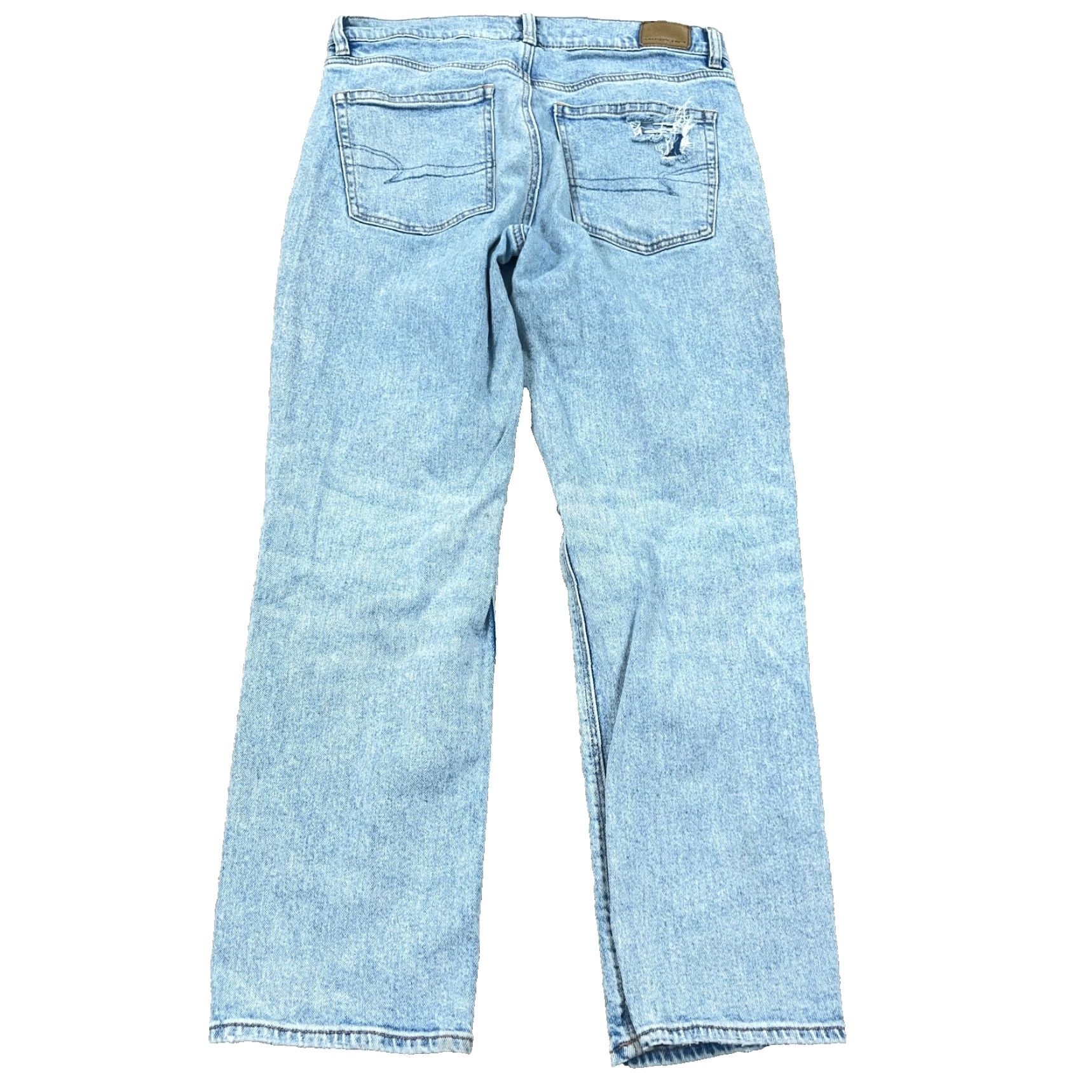 American Eagle Outfitters American Eagle Outfitters Jeans Women 6 High Rise Ankle Light Blue Distressed 5-Pocket Denim Jeans Womens Size 6 Regular 28in Inseam Size 28" / US 6 / IT 42 - 2 Thumbnail