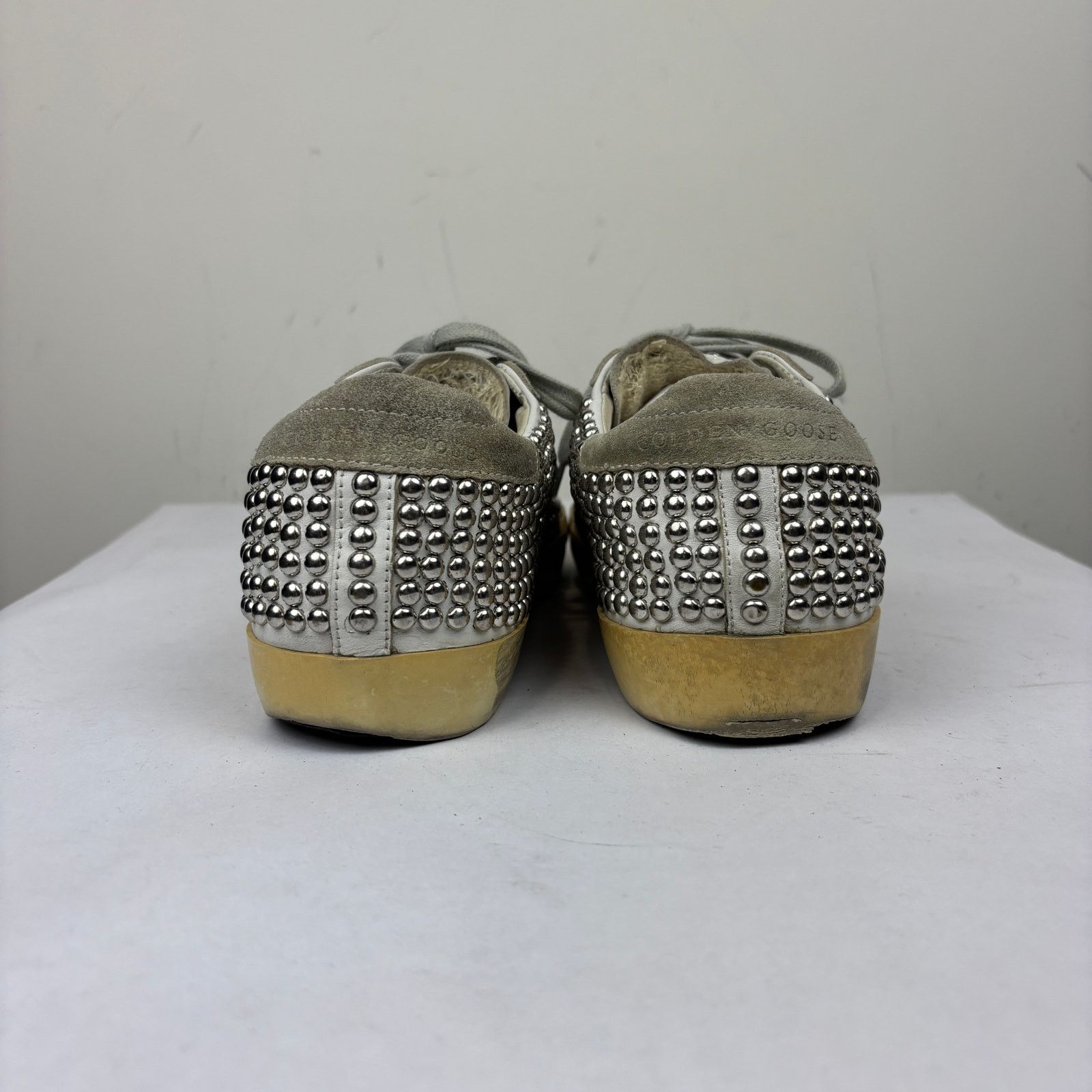 Golden Goose Golden Goose Superstar GGDB Old Studded Low Top Sneakers 38 Size US 8 / IT 38 - 4 Thumbnail