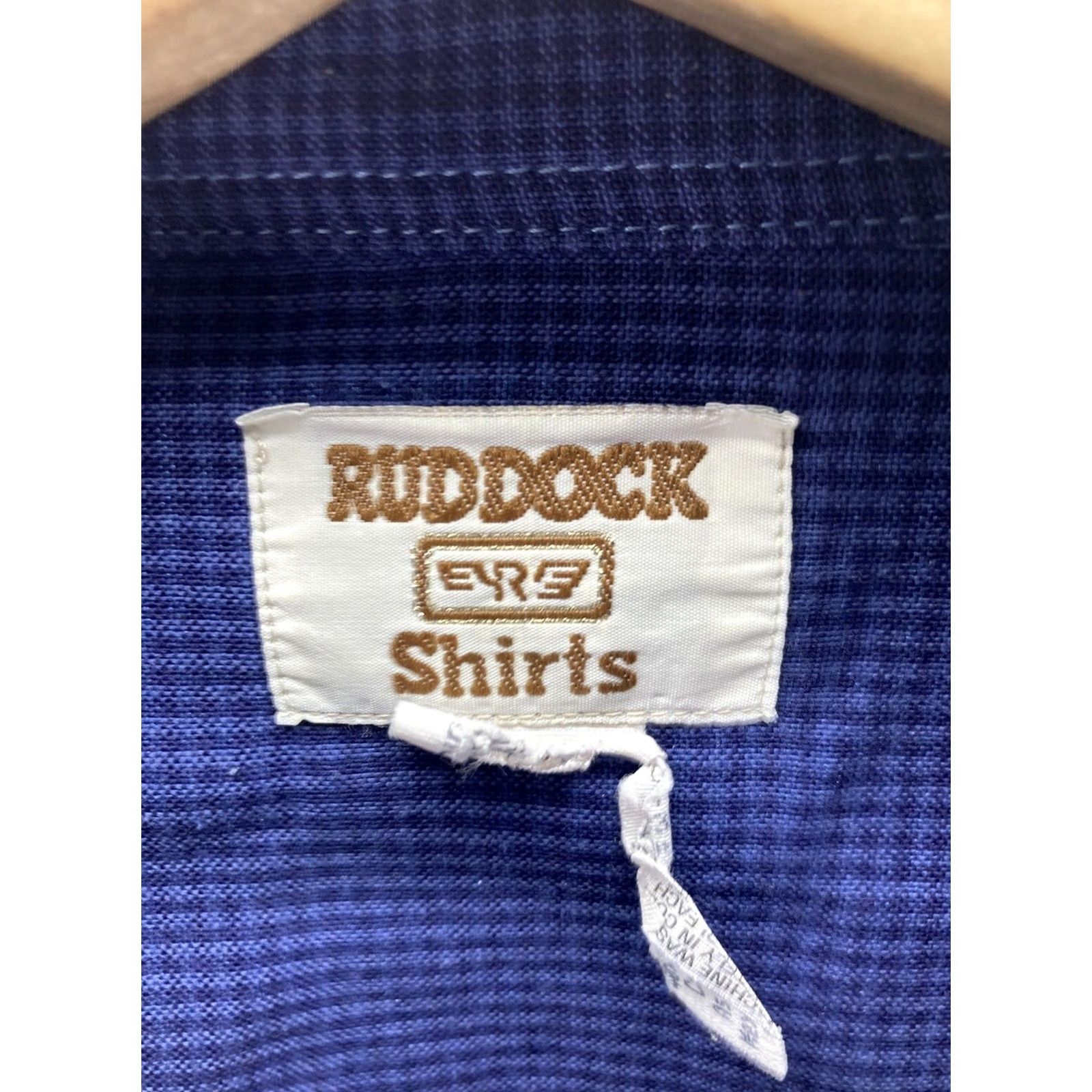 Vintage VINTAGE Ruddock Pearl Snap Shirt Men XL Blue Check Long Sleeve Western Rodeo Shirt Size US XL / EU 56 / 4 - 5 Thumbnail