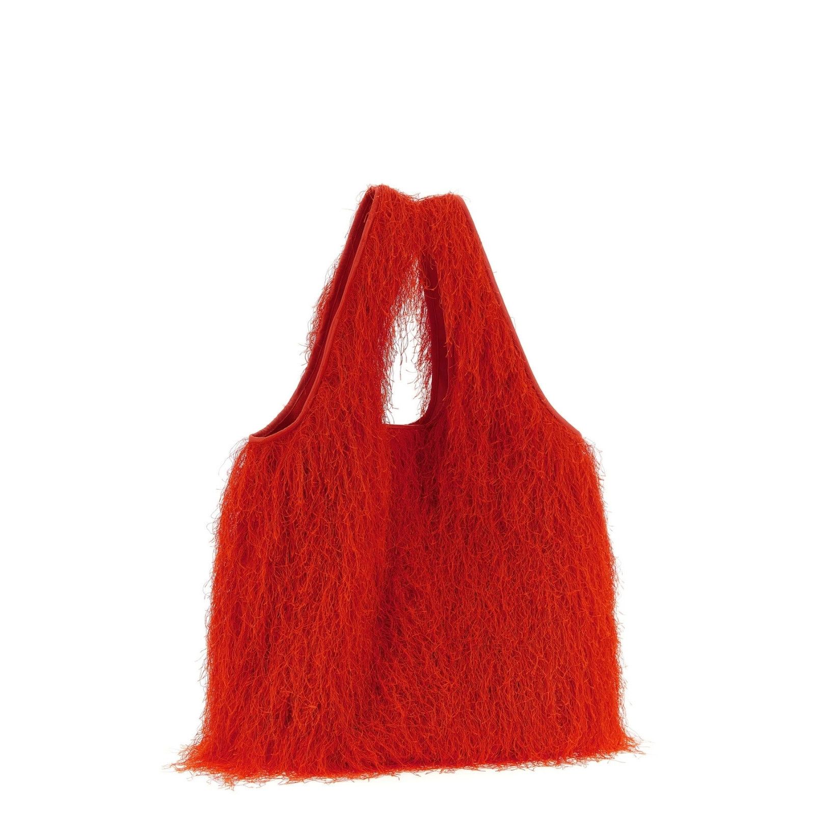 Dries Van Noten DRIES VAN NOTEN Fringed Red Tote Bag New & Authentic Size ONE SIZE - 2 Thumbnail