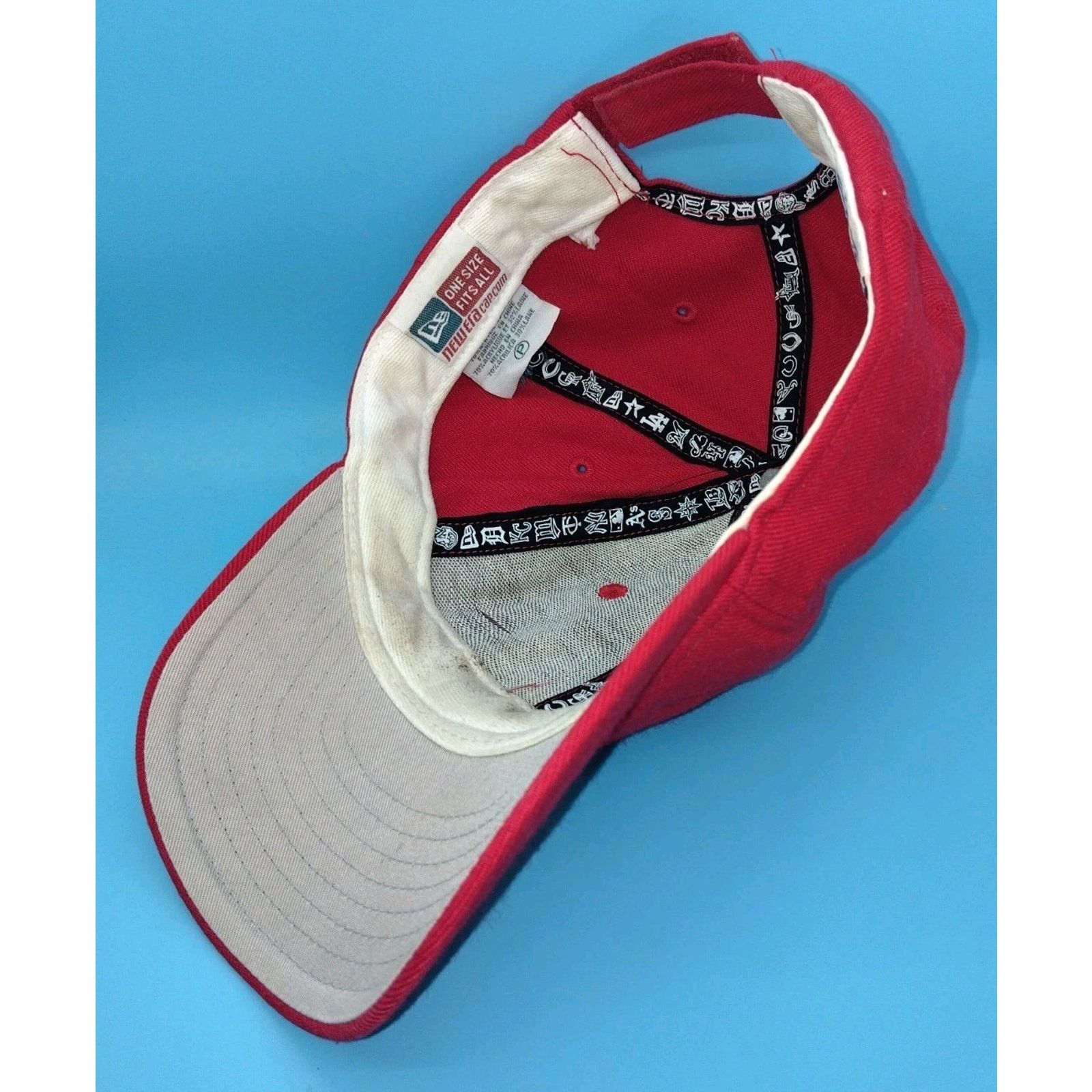 New Era MLB Los Angeles Angels Baseball Cap Red NewEra Adult Adjust Size ONE SIZE - 7 Thumbnail