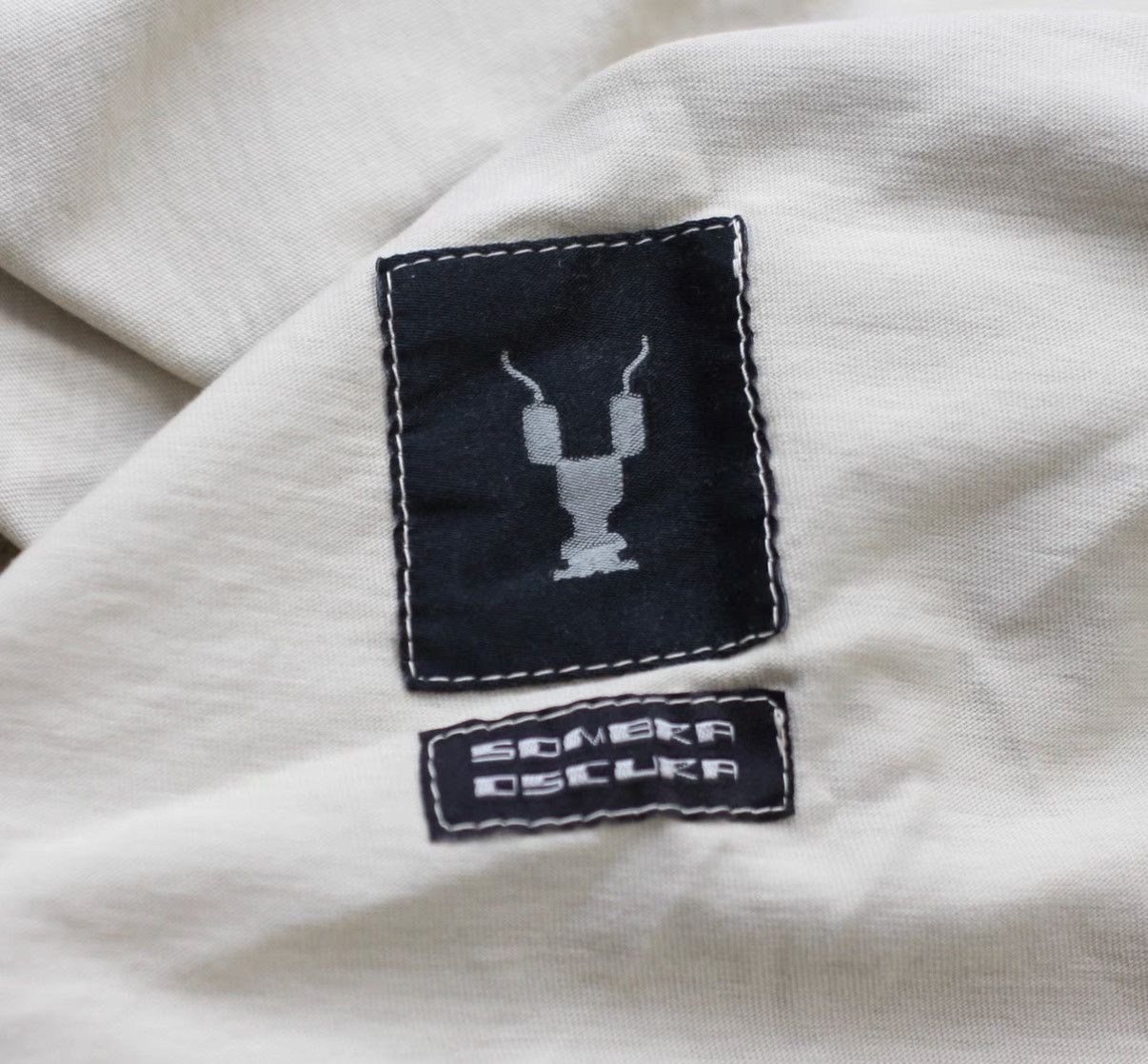 Rick Owens Rick Owens DRKSHDW Cotton Letter Patch Short Sleeve T-Shirt Size US XL / EU 56 / 4 - 5 Thumbnail