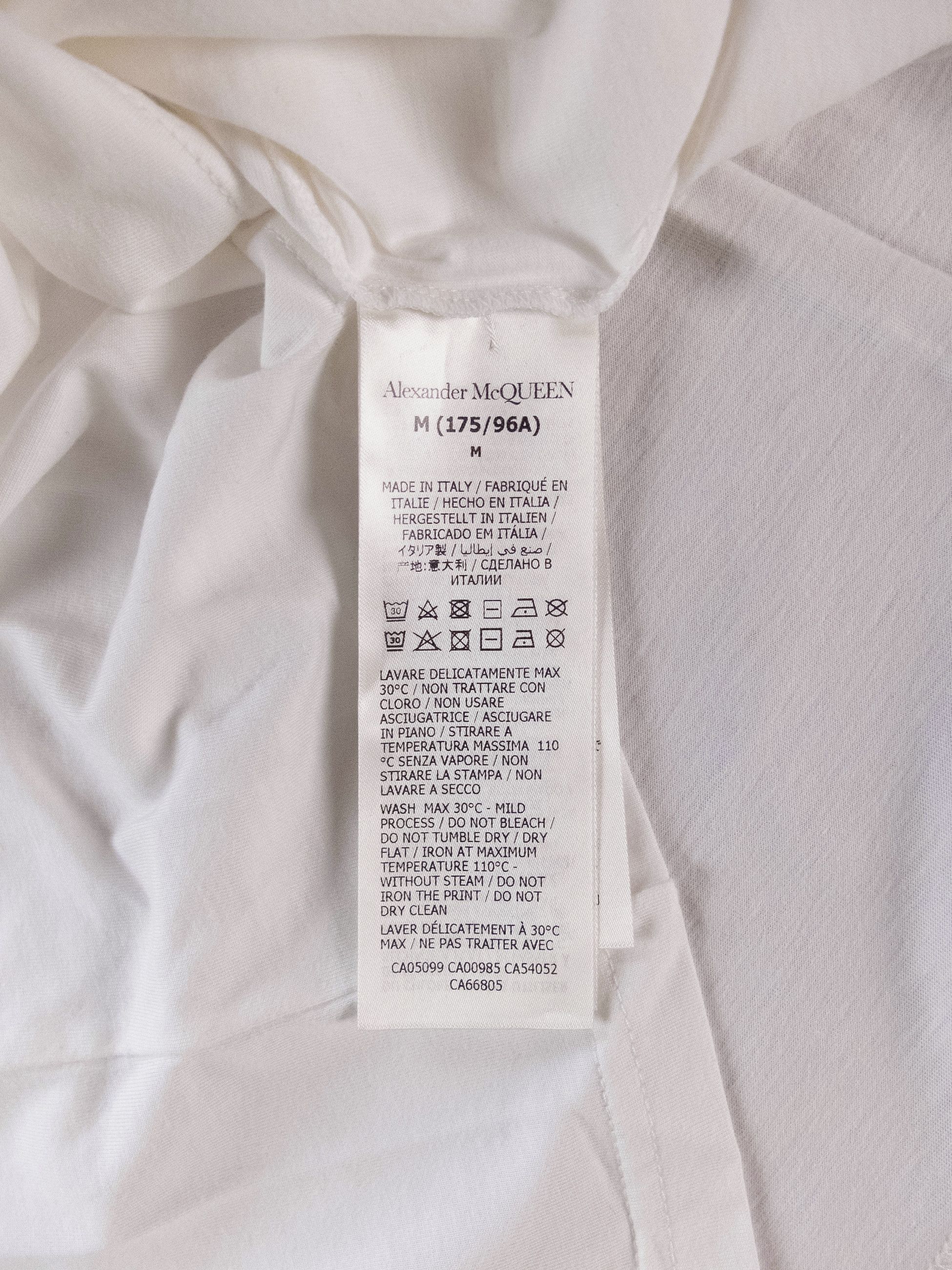 Alexander McQueen ALEXANDER MCQUEEN white Stud Harness t-shirt Medium q Size US M / EU 48-50 / 2 - 7 Thumbnail