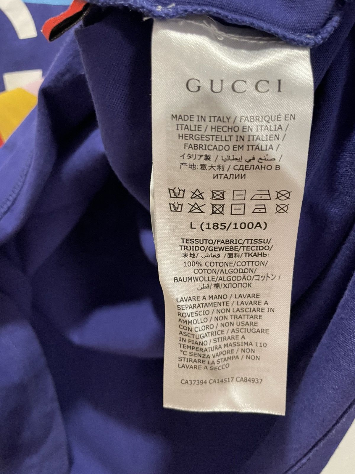 Gucci Gucci Star Burst Interlocking G cotton T-shirt. Size US L / EU 52-54 / 3 - 5 Thumbnail