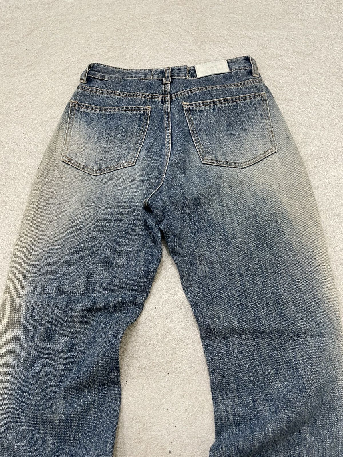 Japanese Brand 2000s OOTJ Mudwash Flare Denim Distressed Japan Y2K Size US 26 / EU 42 - 9 Thumbnail