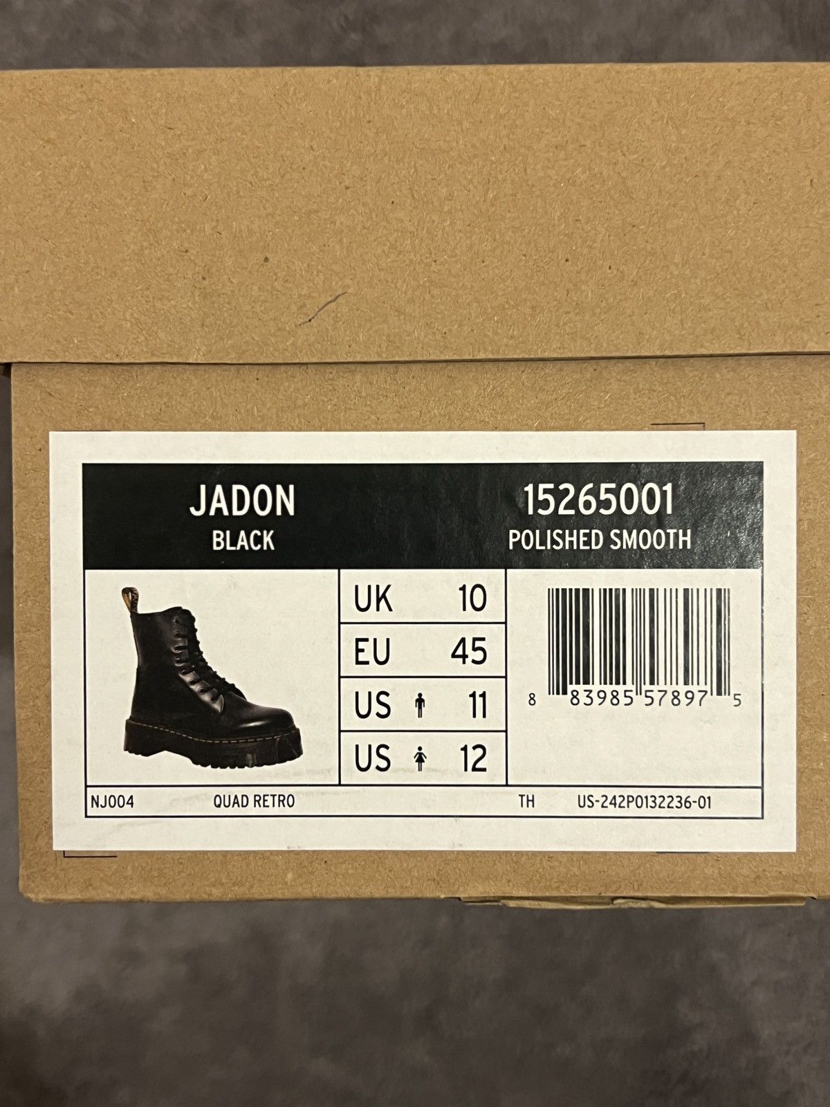 Dr. Martens Dr. Martens Jadon Platform Boot Size US 11 / EU 44 - 10 Thumbnail