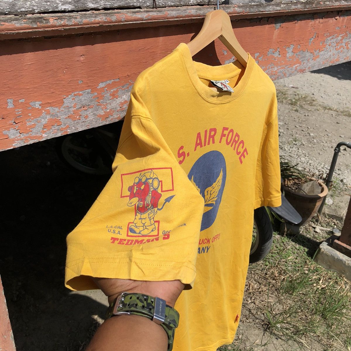 Vintage 🔥Rare🔥 Ted Company Us Air Force Tshirt Size US M / EU 48-50 / 2 - 8 Thumbnail