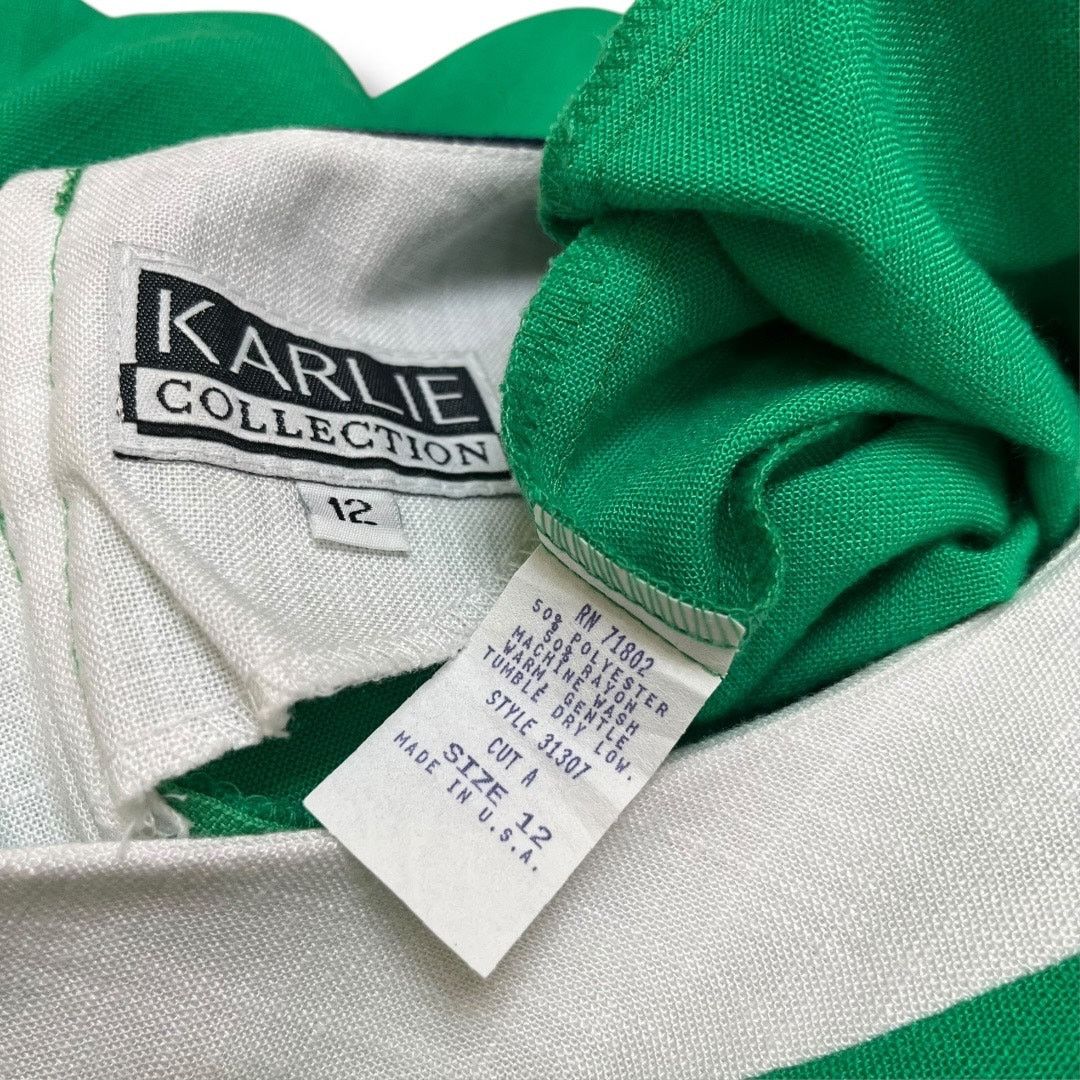 Vintage Vintage 80s Karlie Collection Short Sleeve Sheath Dress Size XL / US 12-14 / IT 48-50 - 6 Thumbnail