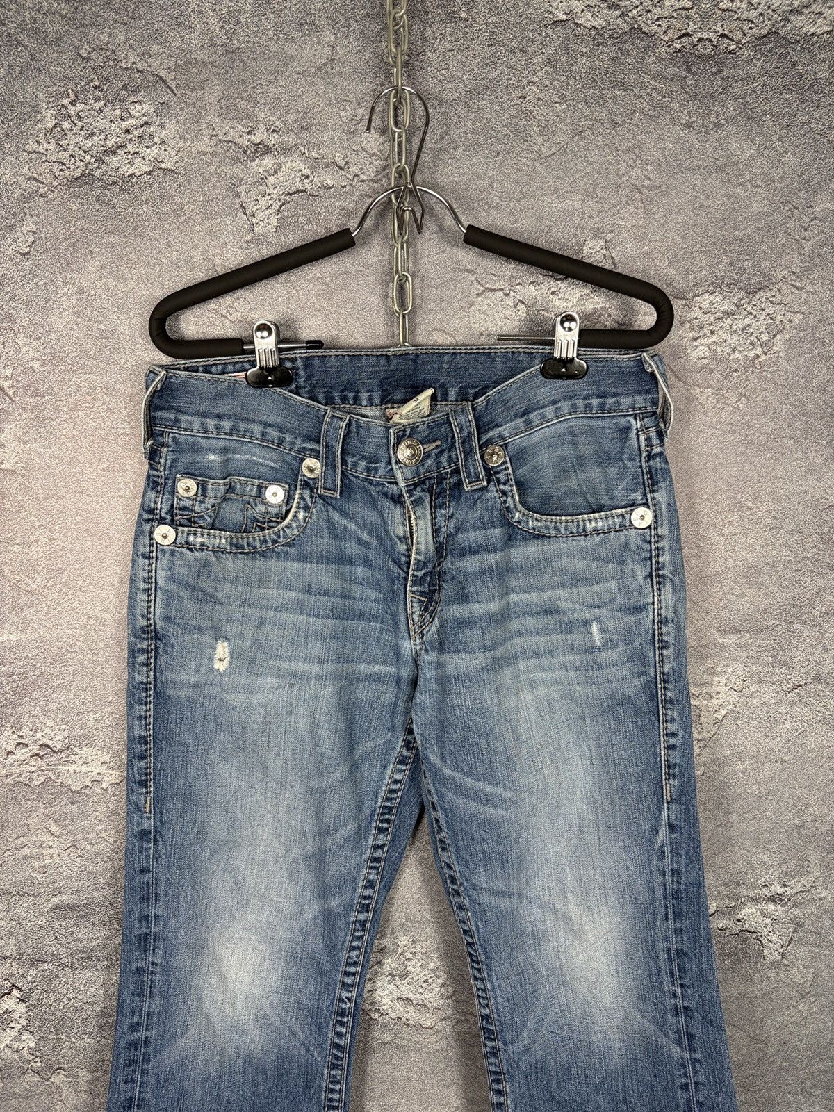 True Religion Vintage True Religion Denim Jeans Bobby Big T USA Y2K Size US 32 / EU 48 - 9 Thumbnail