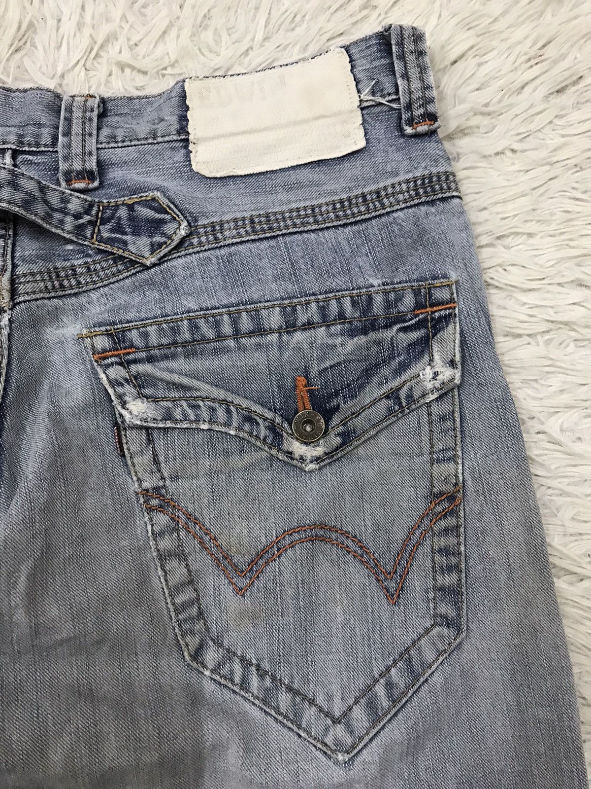 Edwin Vintage Edwin XU-S Distressed Design Jeans Size US 34 / EU 50 - 11 Thumbnail