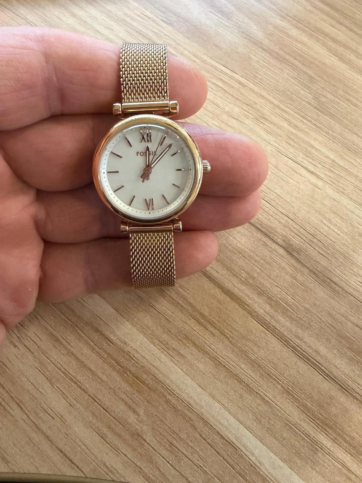 Fossil Fossil Carlie Mini Stainless Steel Mesh Ladies Watch ES4433 Size ONE SIZE - 5 Thumbnail