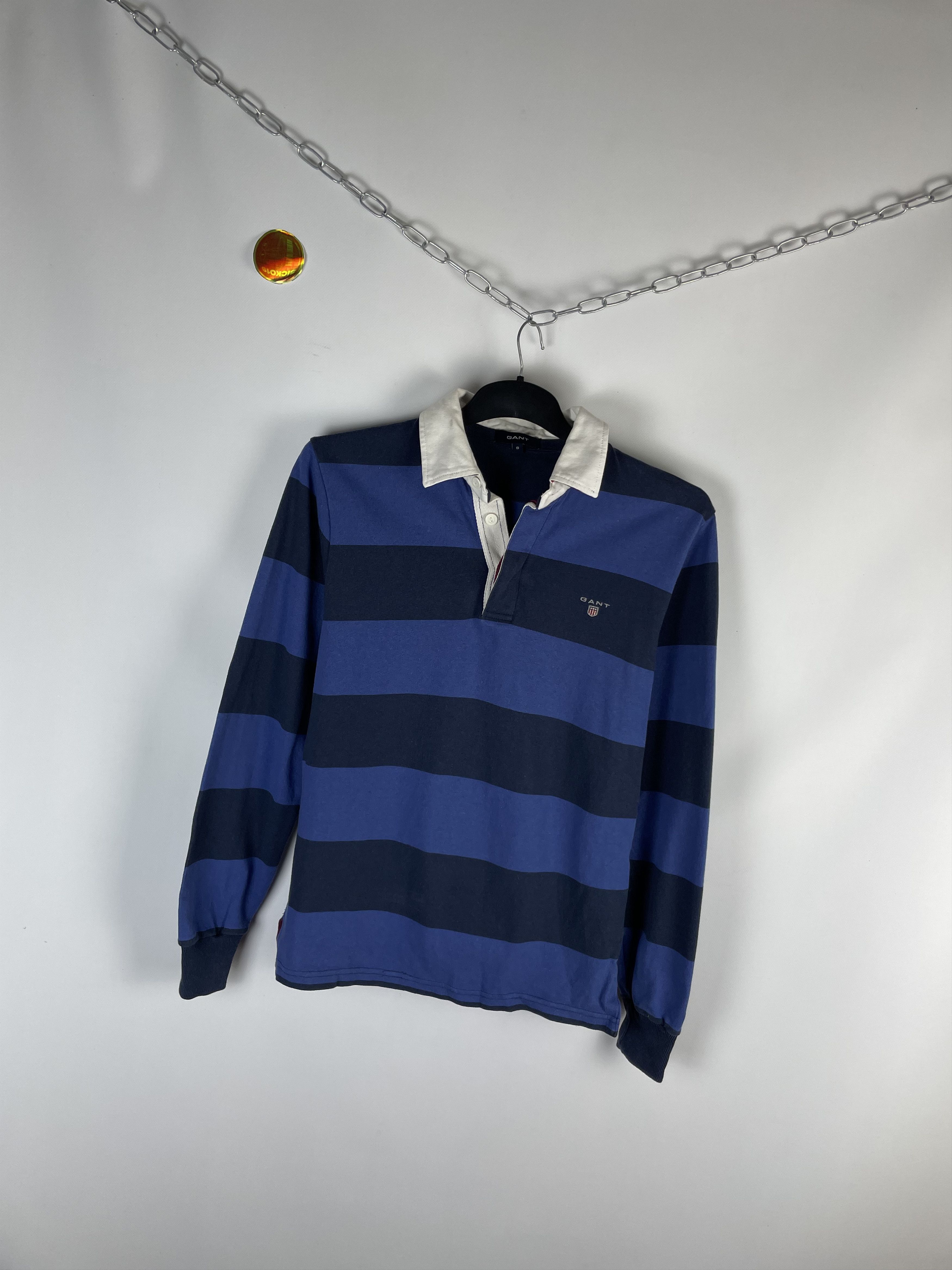 Gant Vintage 90s Gant Rugby Long Sleeve Polo Shirt Size US S / EU 44-46 / 1 - 2 Thumbnail