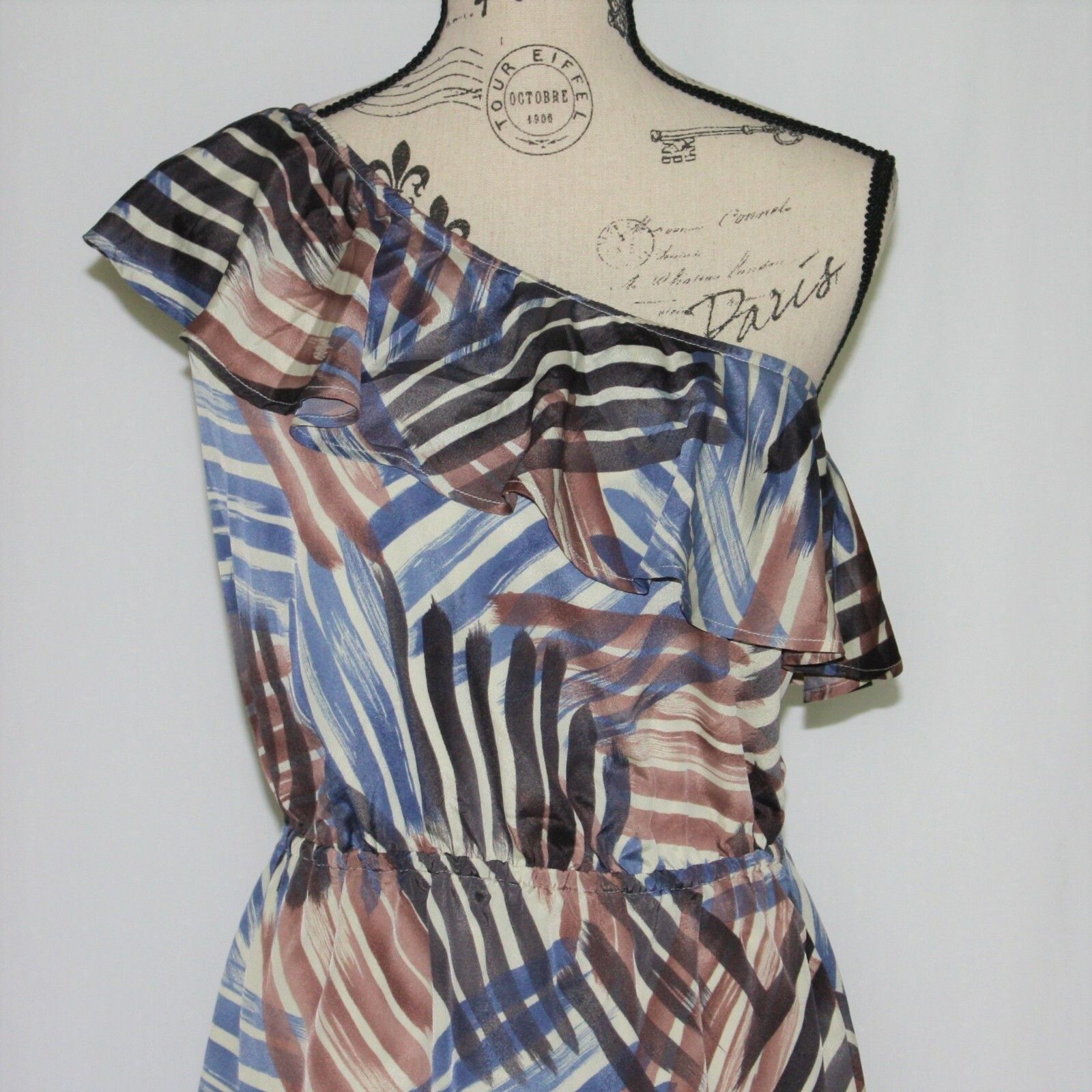 Banana Republic One Shoulder Ruffle Flounce Dress in size US 10 NWOT $99 Size L / US 10 / IT 46 - 10 Thumbnail