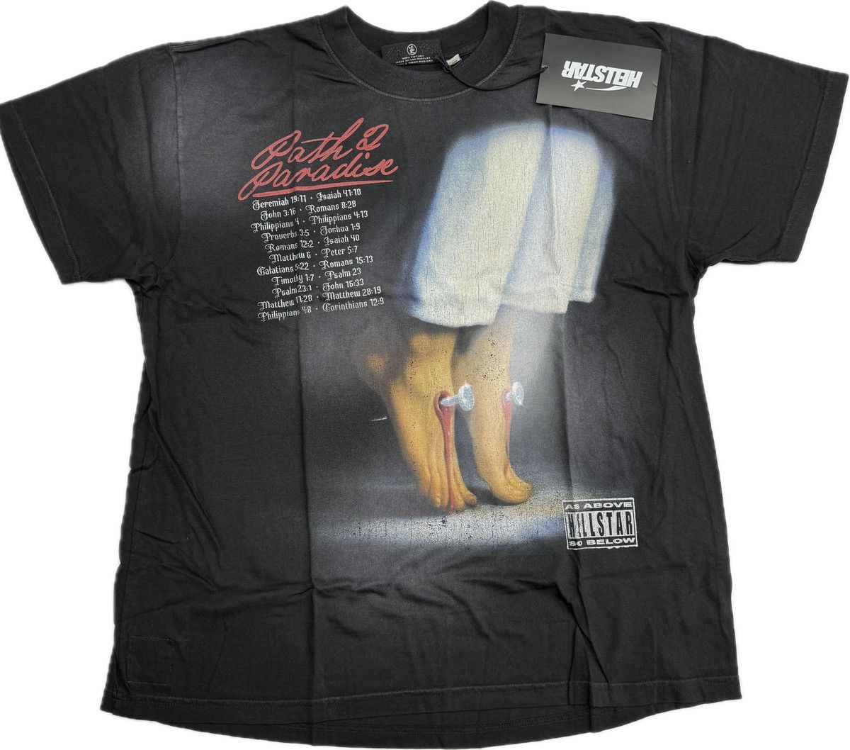 HELLSTAR Hellstar Nailed Tour T-shirt Size US M / EU 48-50 / 2 - 1 Thumbnail