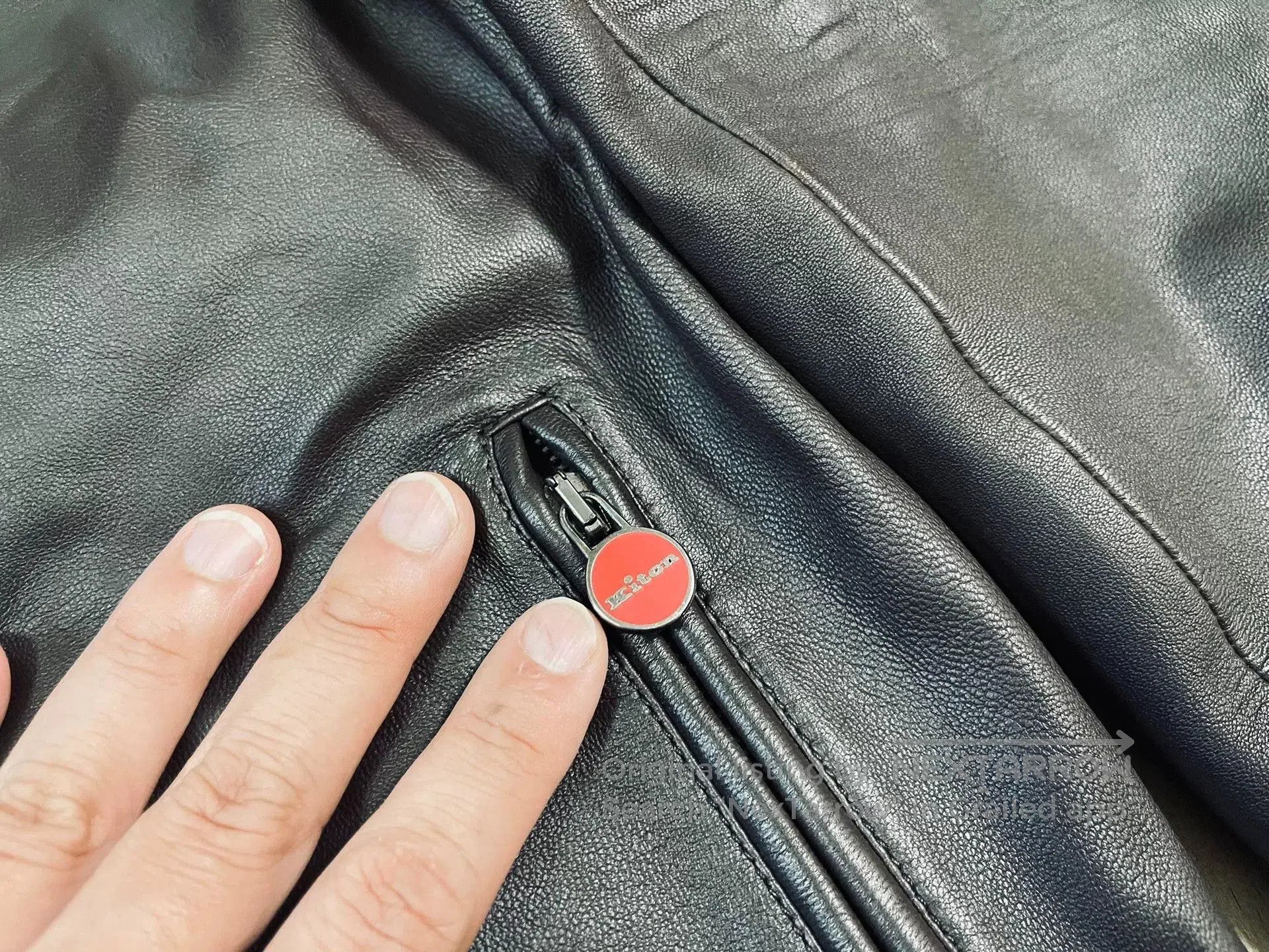 Kiton Kiton Enamel Button Classic Leather Jacket. Size US L / EU 52-54 / 3 - 7 Thumbnail