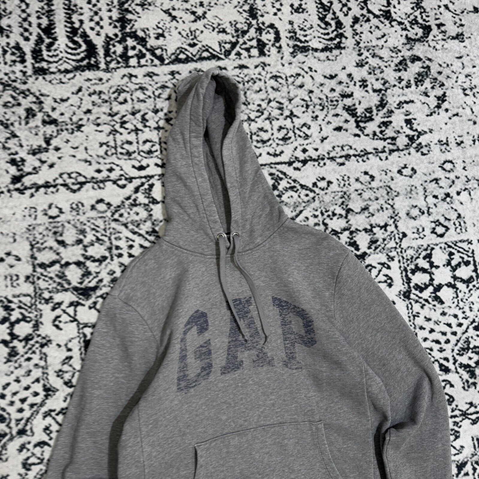 Gap × Vintage Vintage Gap Unisex Gray Cotton Hoodie Size S Y2K 90s Archive Size US S / EU 44-46 / 1 - 4 Thumbnail