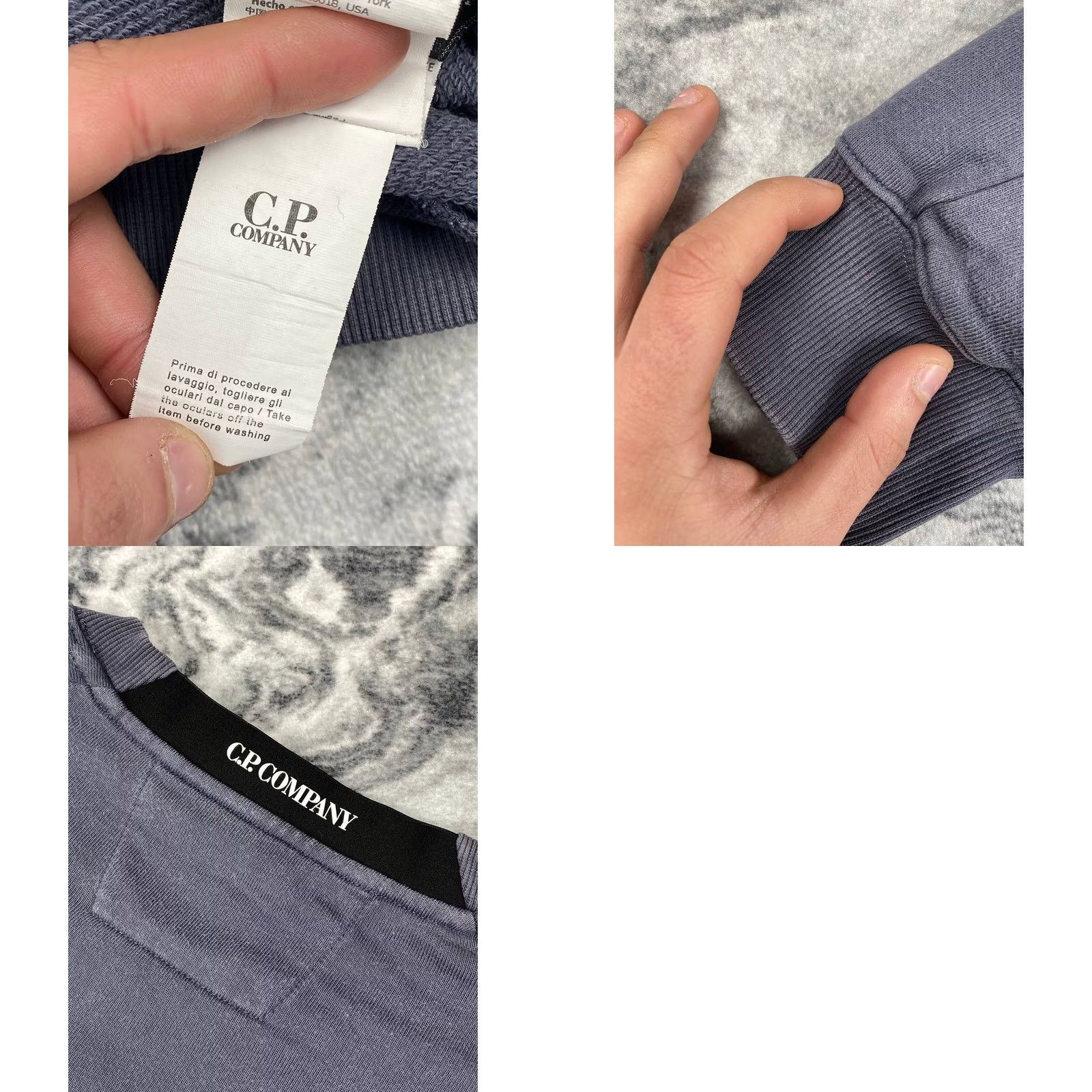 Vintage CP Company Sweatshirt Men XL Grey Sweatshirt Pullover Long Sleeve Logo Fleece Cotton Regular Size XL Men Clothing Size US XL / EU 56 / 4 - 9 Thumbnail