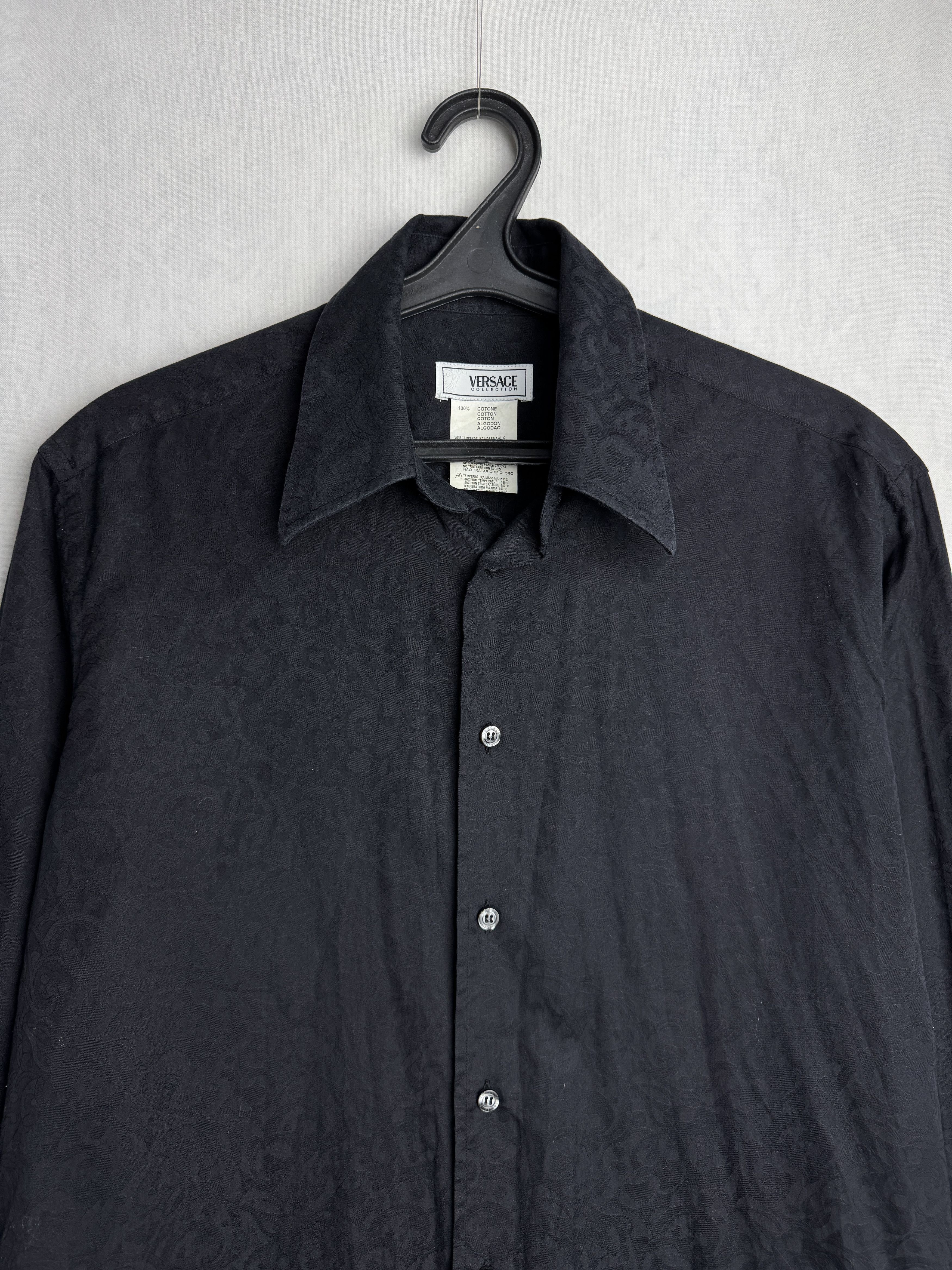 Versace VERSACE COLLECTION men’s cotton button up shirt Size US M / EU 48-50 / 2 - 2 Thumbnail