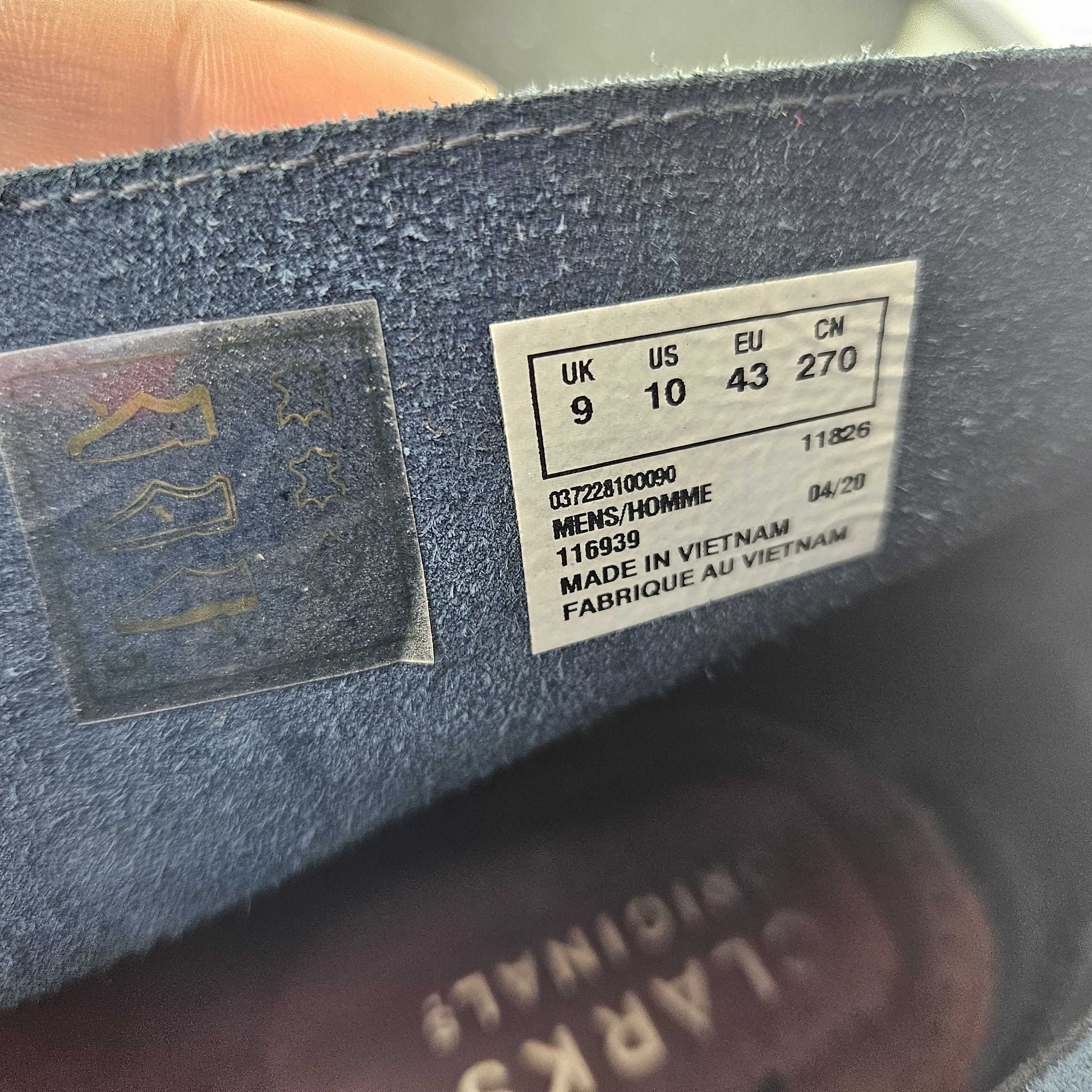 Clarks Clarks Originals 11826 Blue Leather Boots Size US 10 / EU 43 - 11 Thumbnail