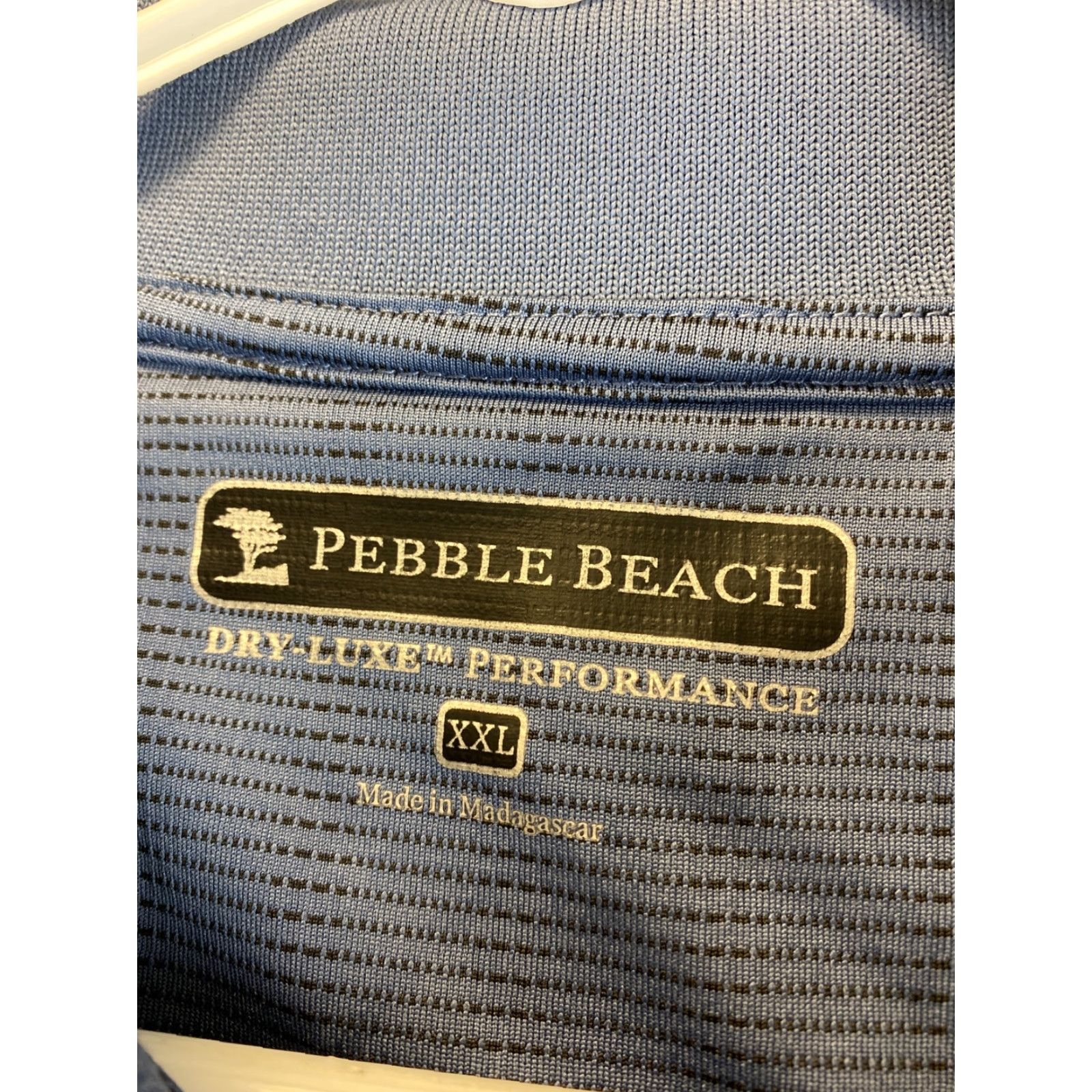 Vintage Pebble Beach Polo Shirt Indigo Adult XXL Golfing Mens /74-45 Size US XXL / EU 58 / 5 - 6 Thumbnail