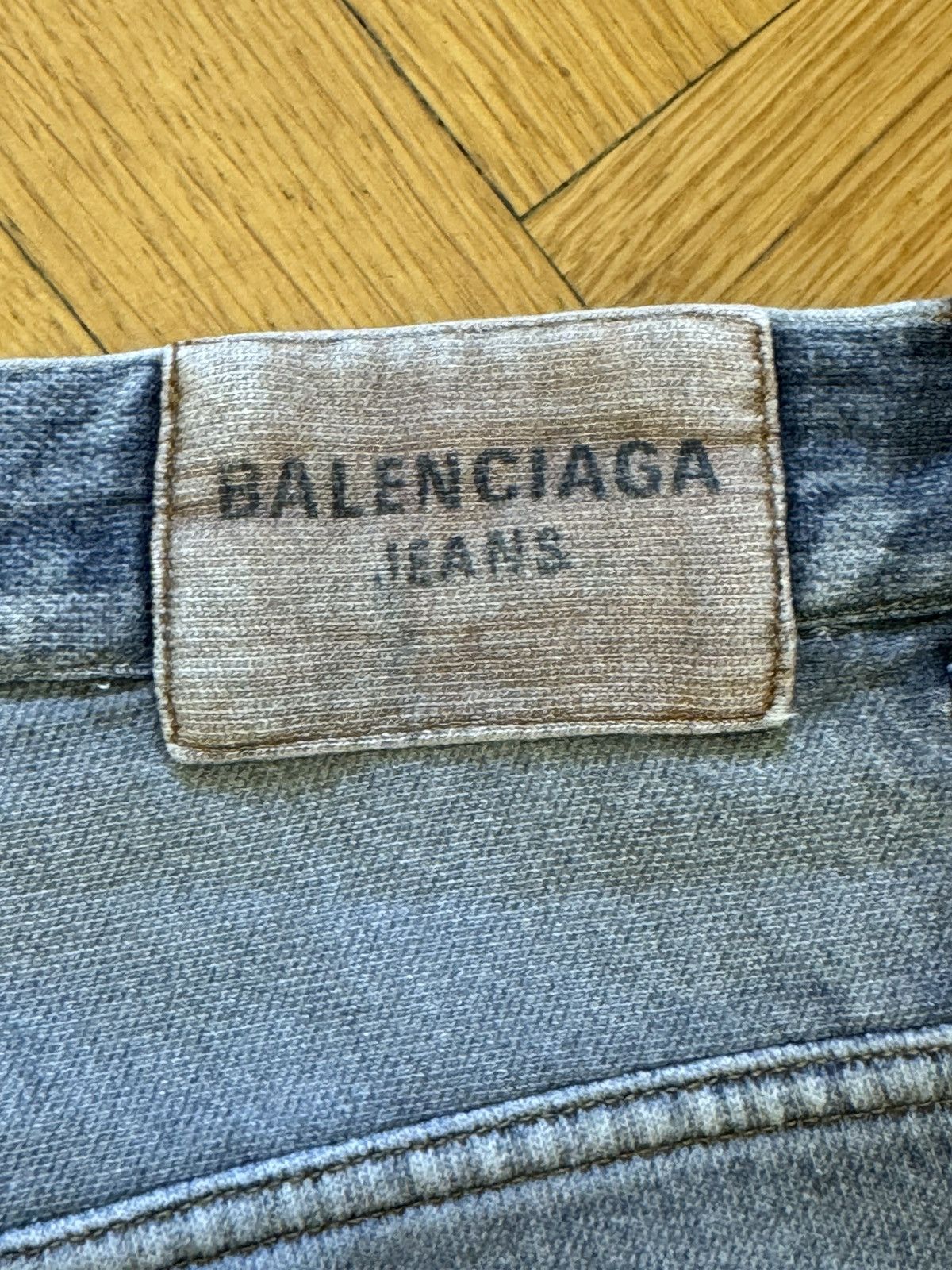 Balenciaga BALENCIAGA denim print on joggers PRE FALL 2021 Size US 40 / EU 56 - 10 Thumbnail