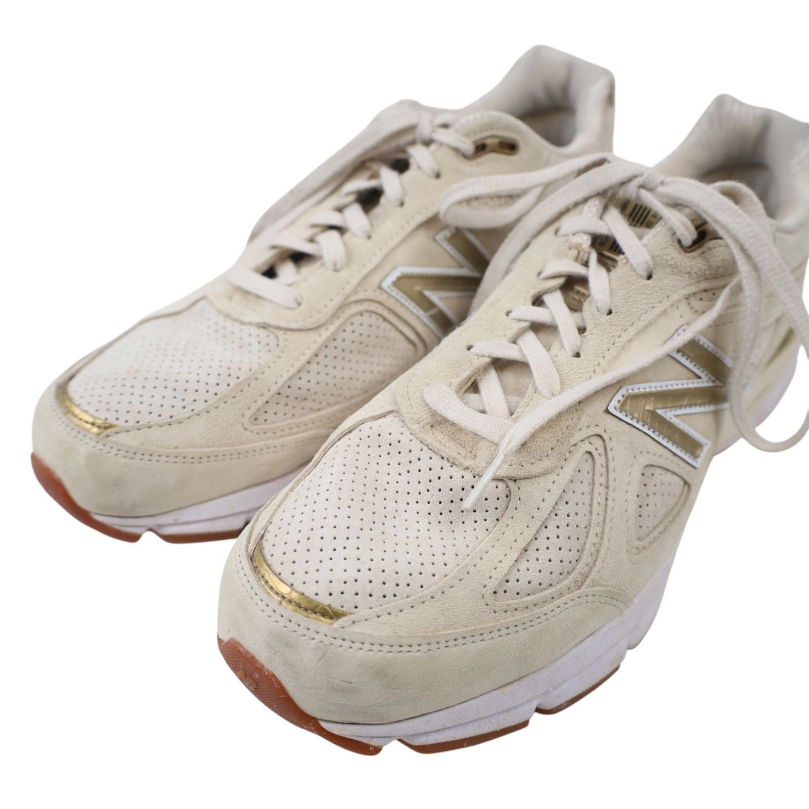 New Balance New Balance 990v4 Angora Sneakers Size US 12 / EU 45 - 3 Thumbnail