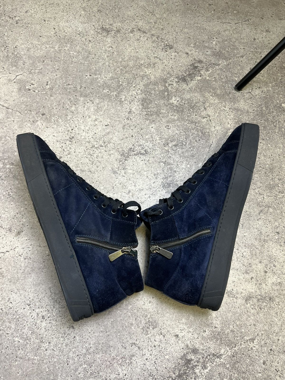Santoni Santoni High-Top Sneakers Size US 12 / EU 45 - 3 Thumbnail