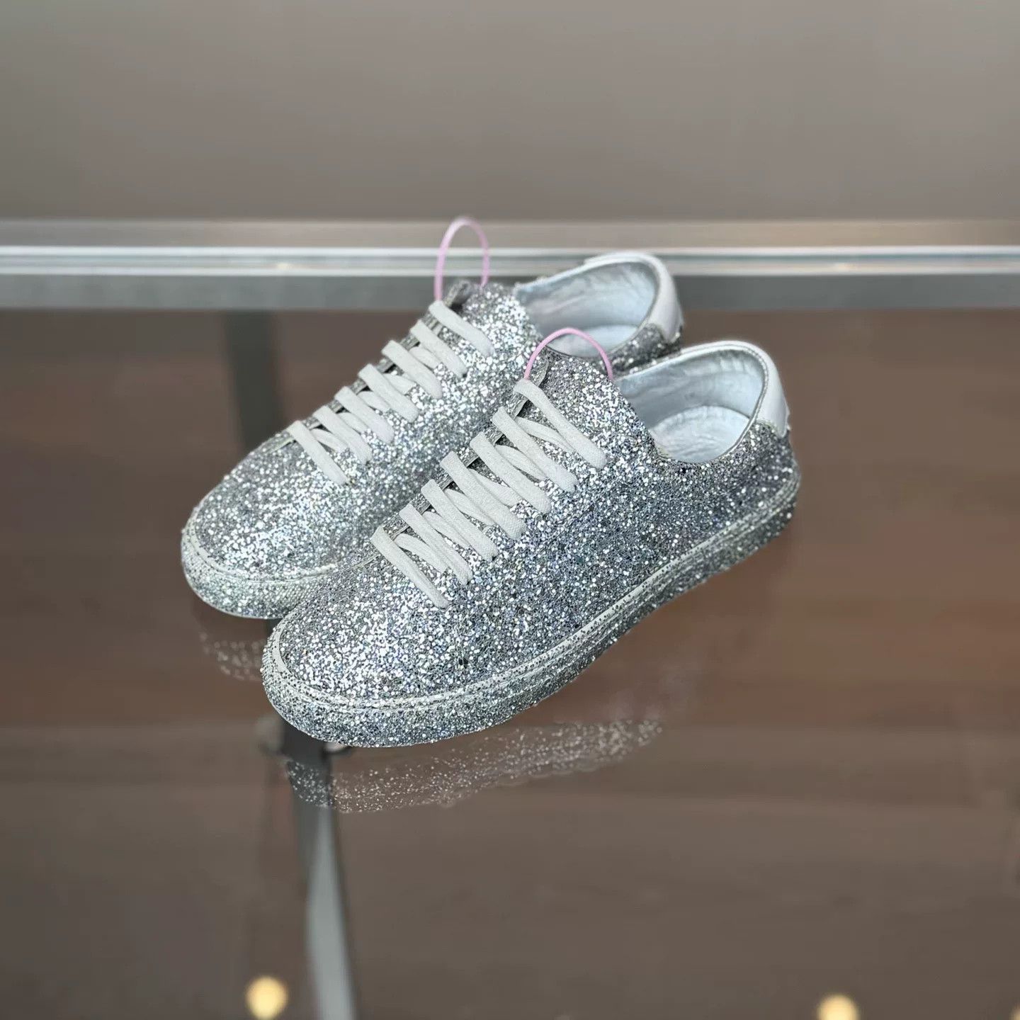 Saint Laurent Paris Saint Laurent Crystal Sneakers Size US 5 / IT 35 - 1 Thumbnail