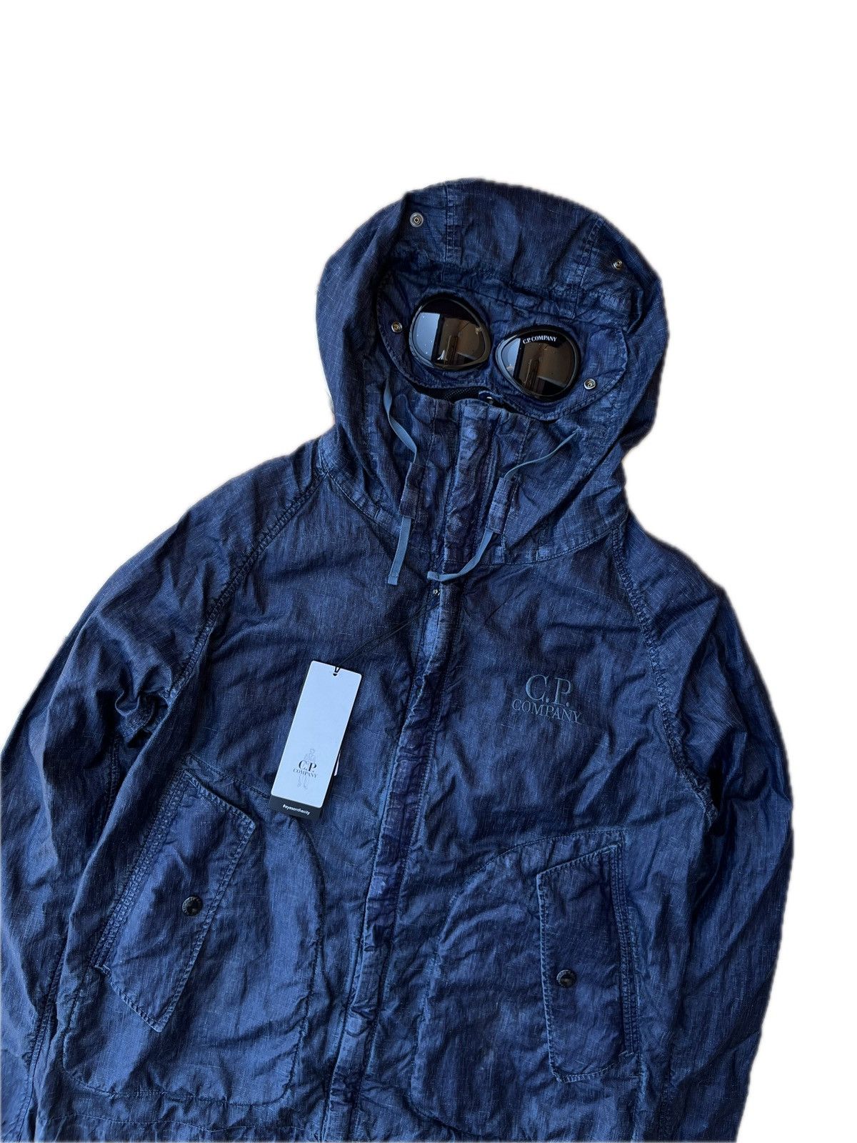 C.P. Company C.P. Company Lino Wax Goggle Jacket Size US M / EU 48-50 / 2 - 1 Thumbnail
