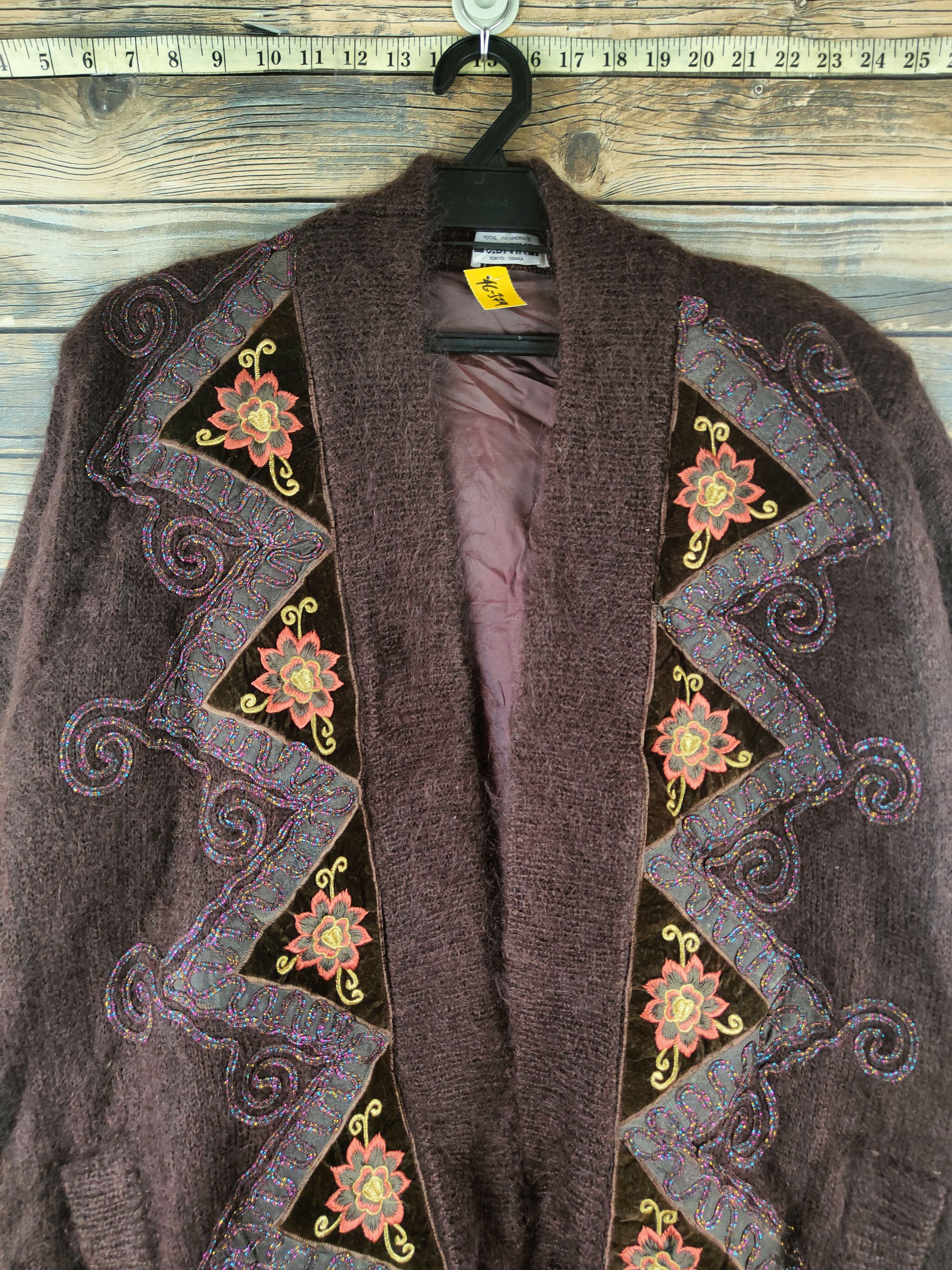 Japanese Brand DL J.Batik Brown Knitwear Sweaters #46-379 Size L / US 10 / IT 46 - 2 Thumbnail