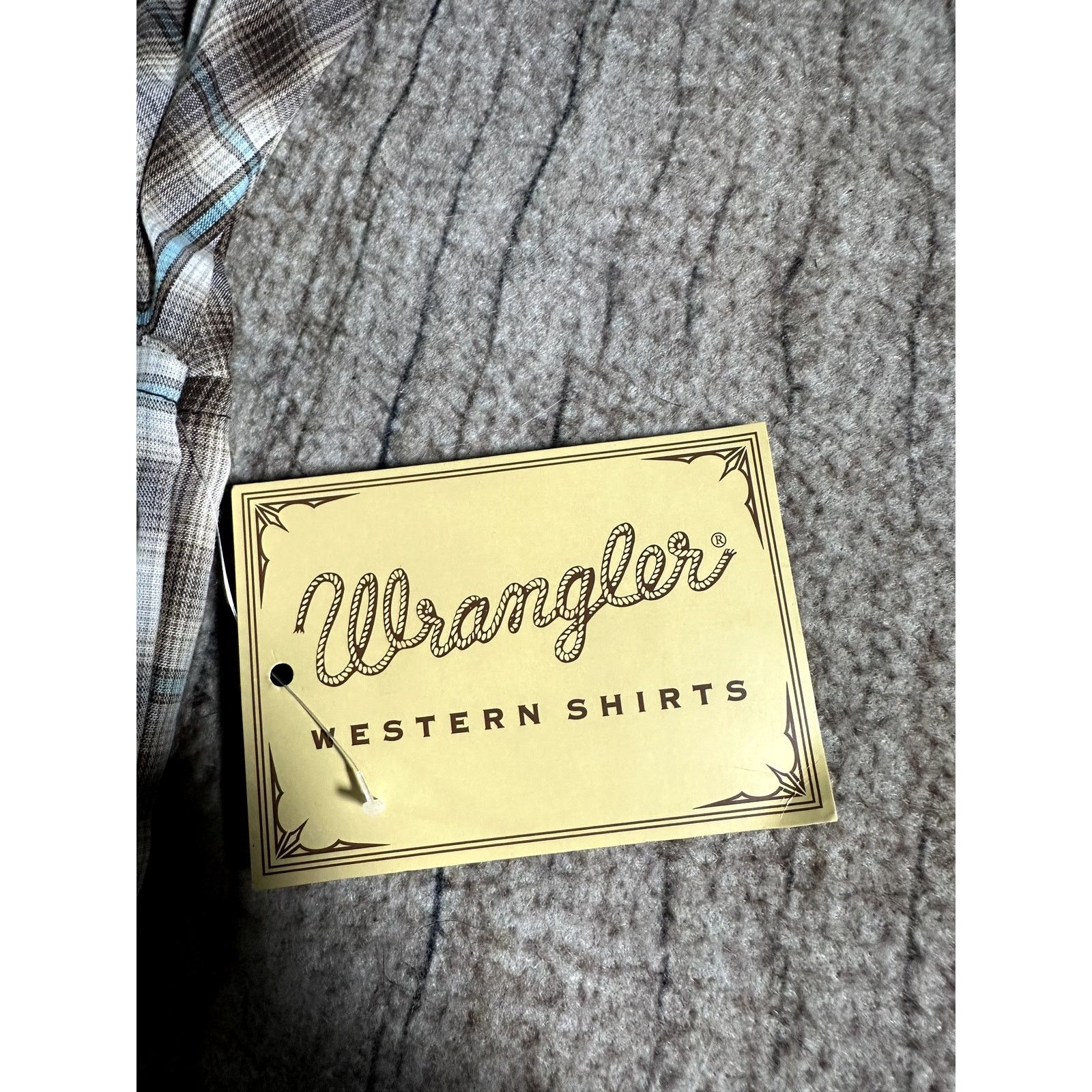 Wrangler NWT Wrangler Snap Button Down Shirt Men XXL Brown White Size US XXL / EU 58 / 5 - 3 Thumbnail